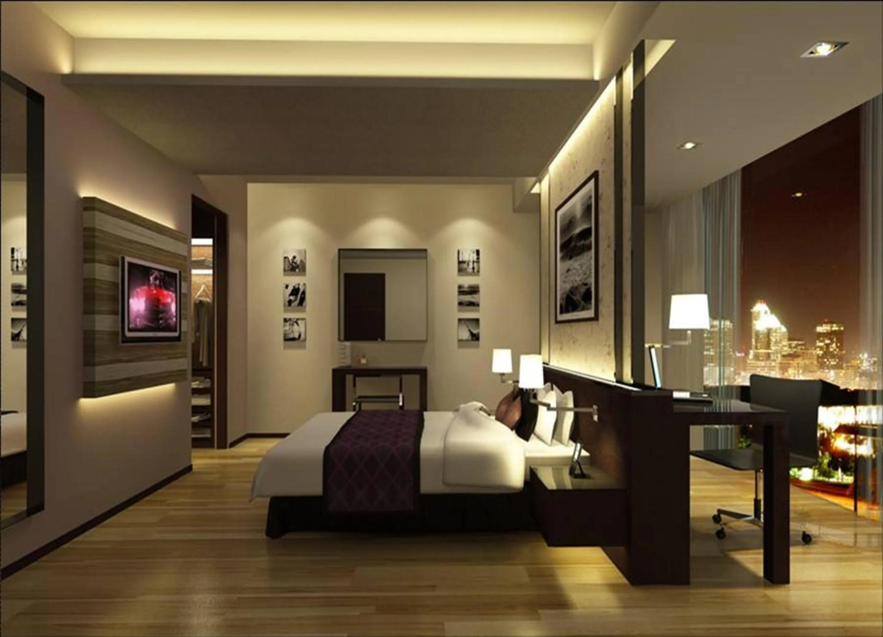 Bedroom in Davanam Sarovar Portico Suites