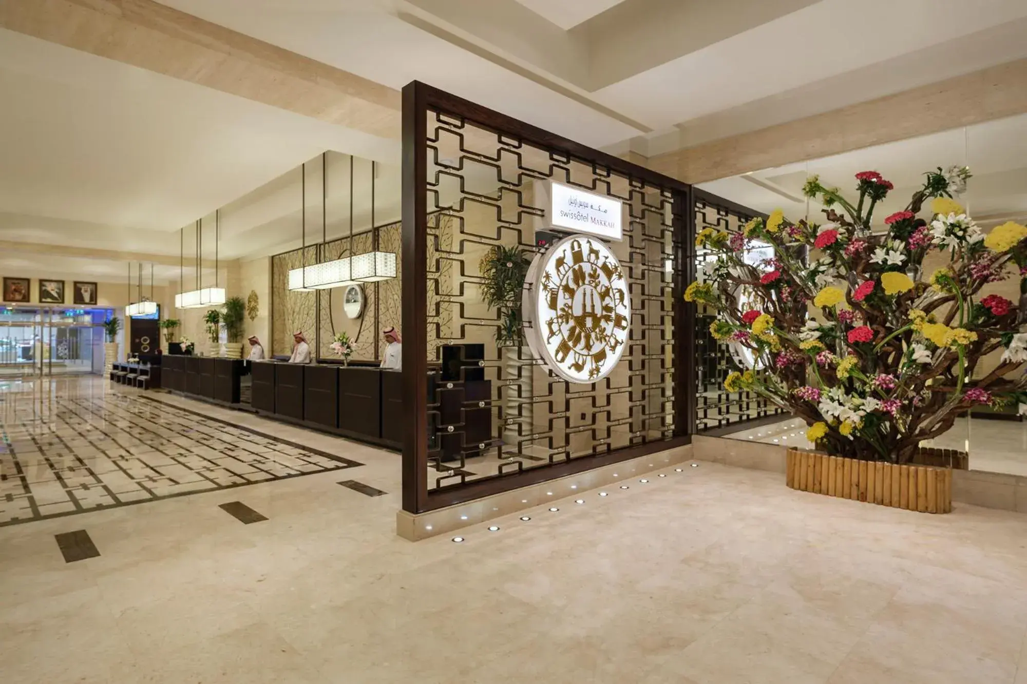 Lobby or reception in Swissotel Makkah Lobby or reception in Swissotel Makkah