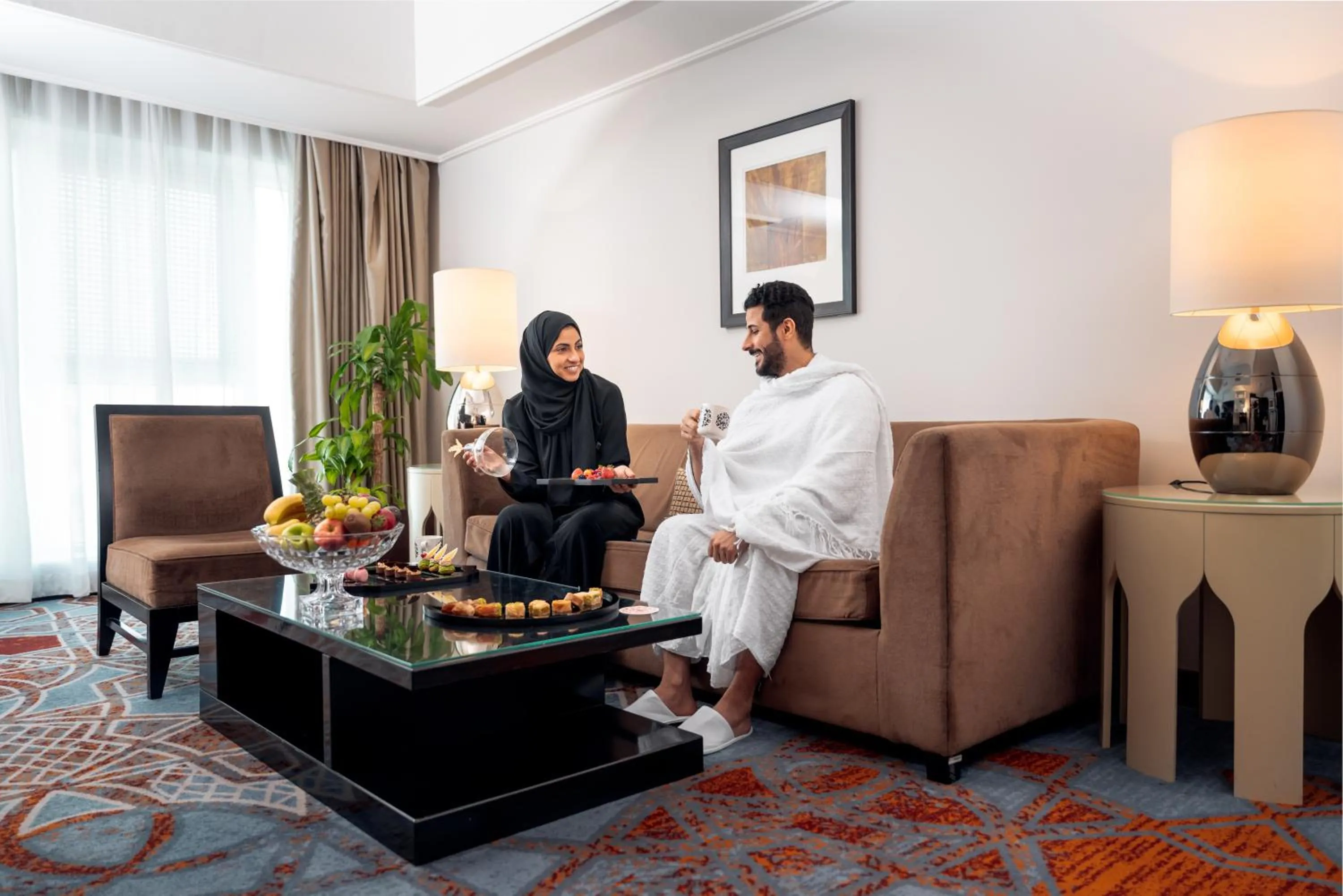 People in Swissotel Makkah