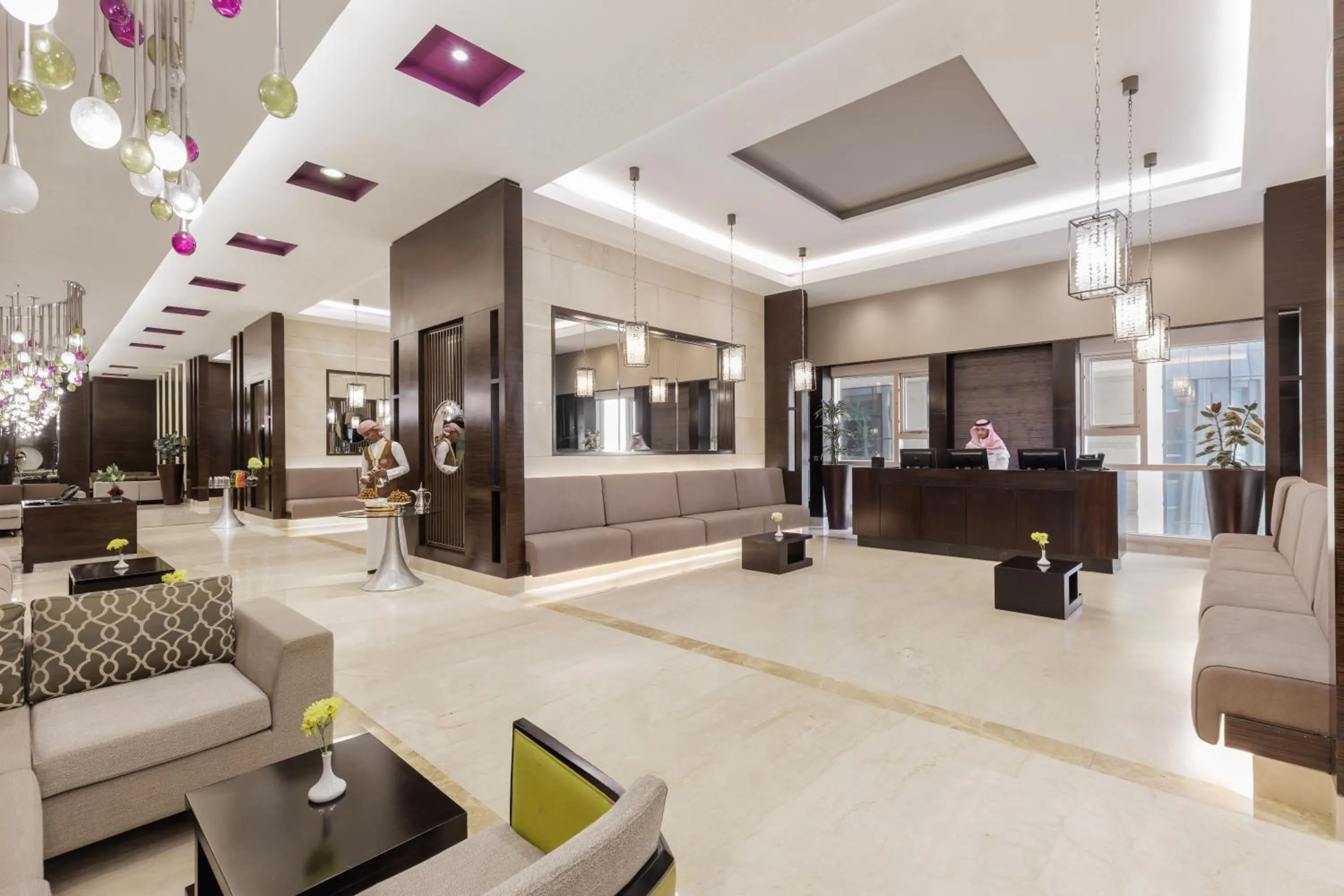Lobby or reception in Swissotel Makkah