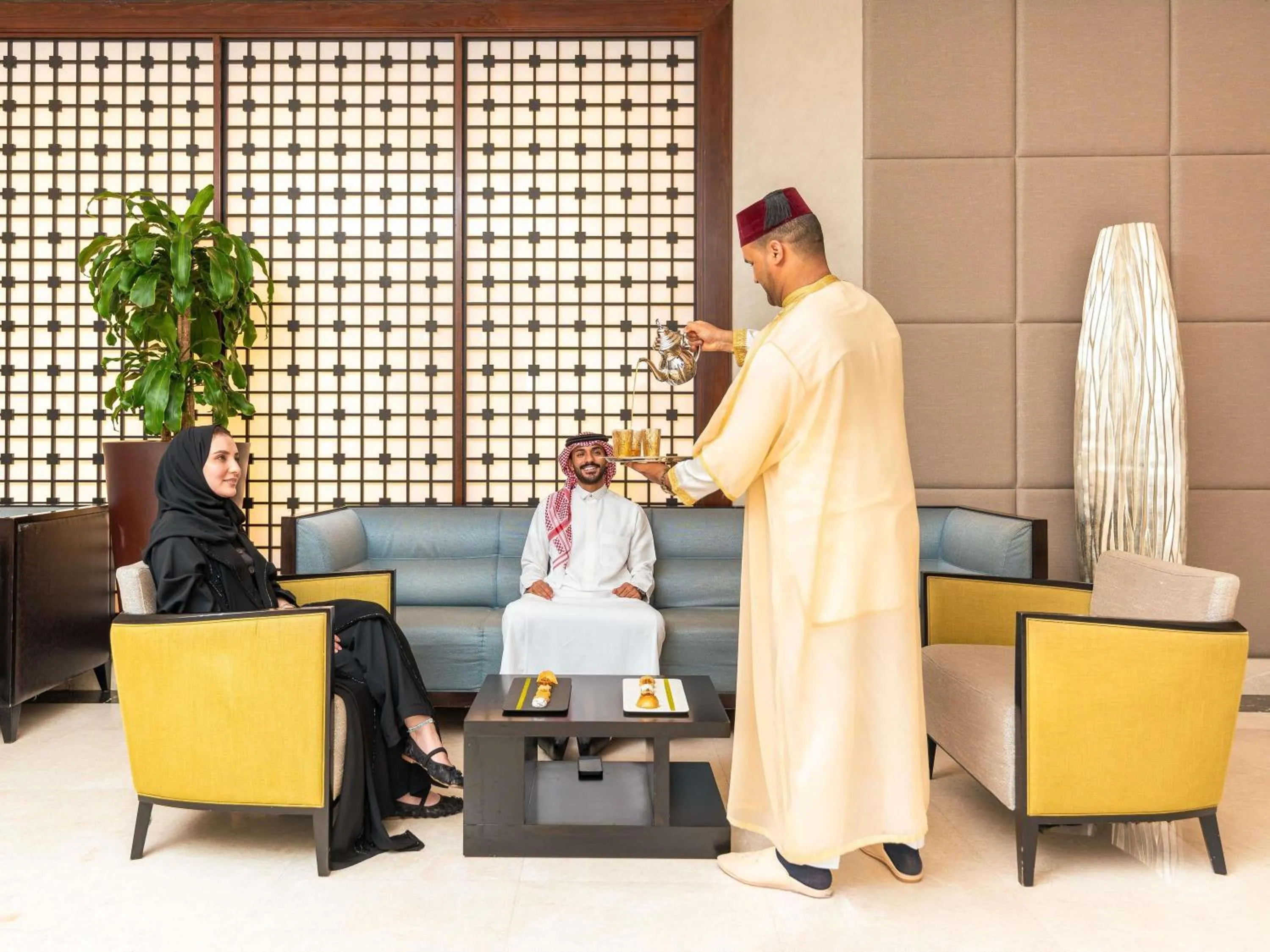 Lounge or bar in Swissotel Makkah