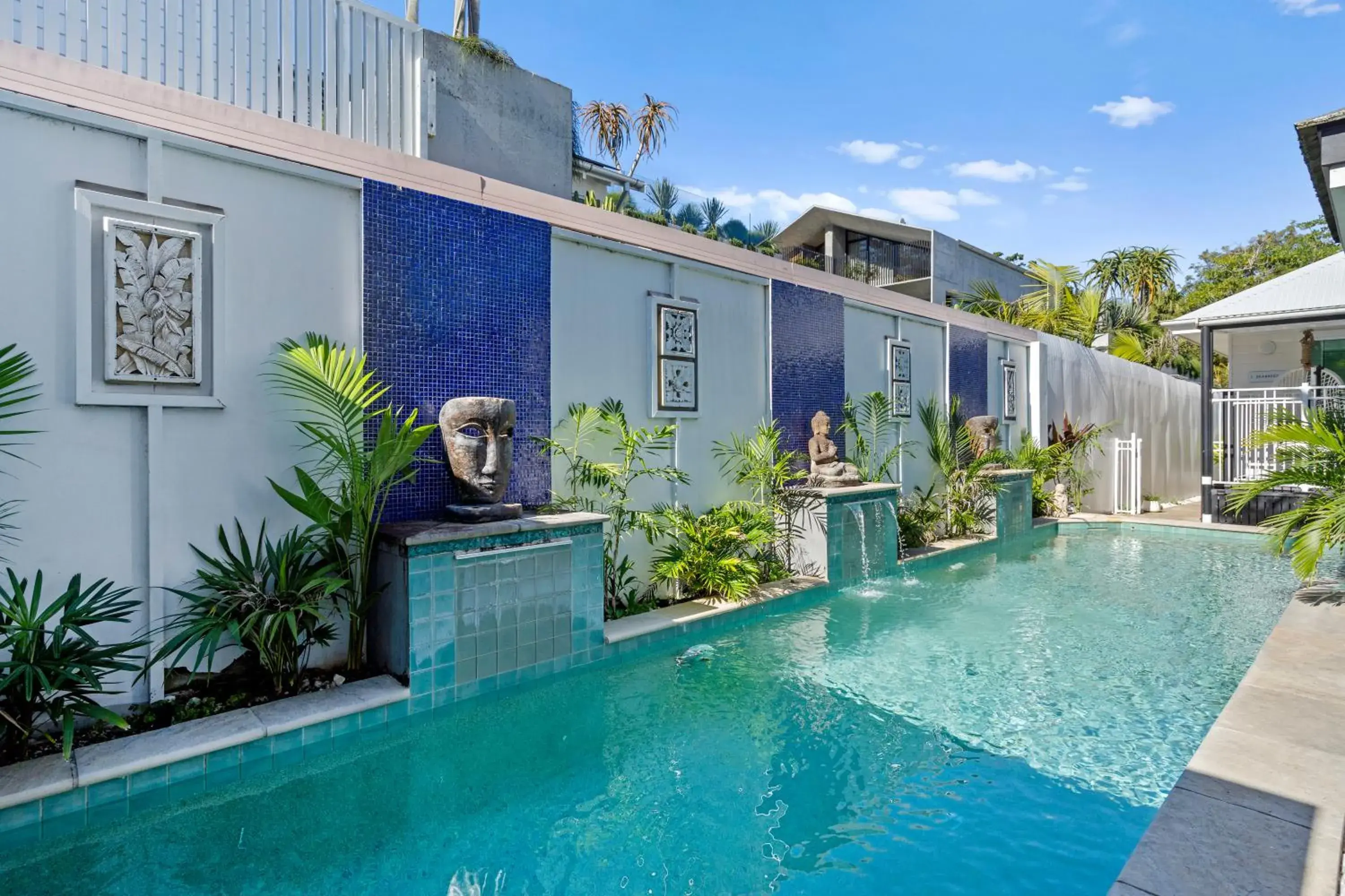 Pool view in Azur Byron Bay Pool view in Azur Byron Bay