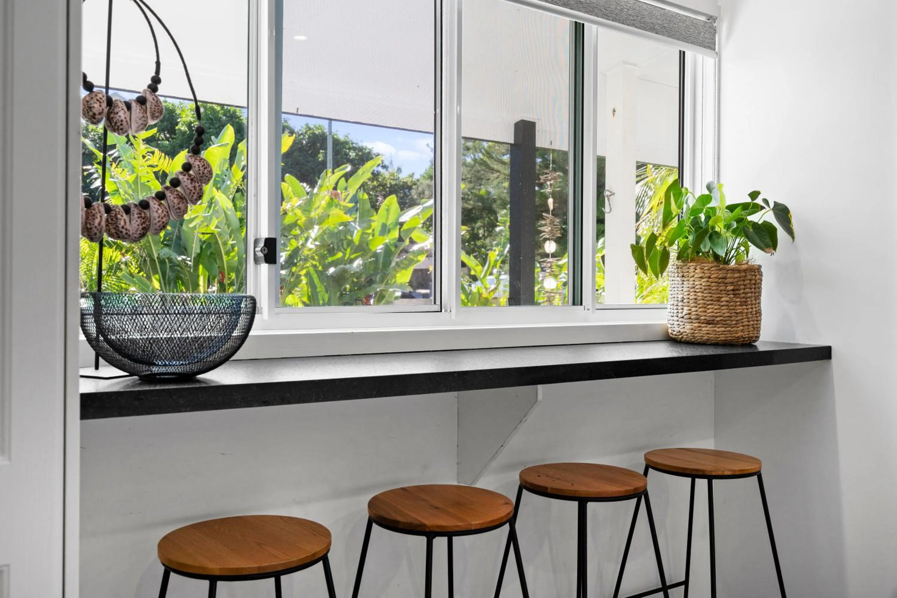 Garden view in Azur Byron Bay