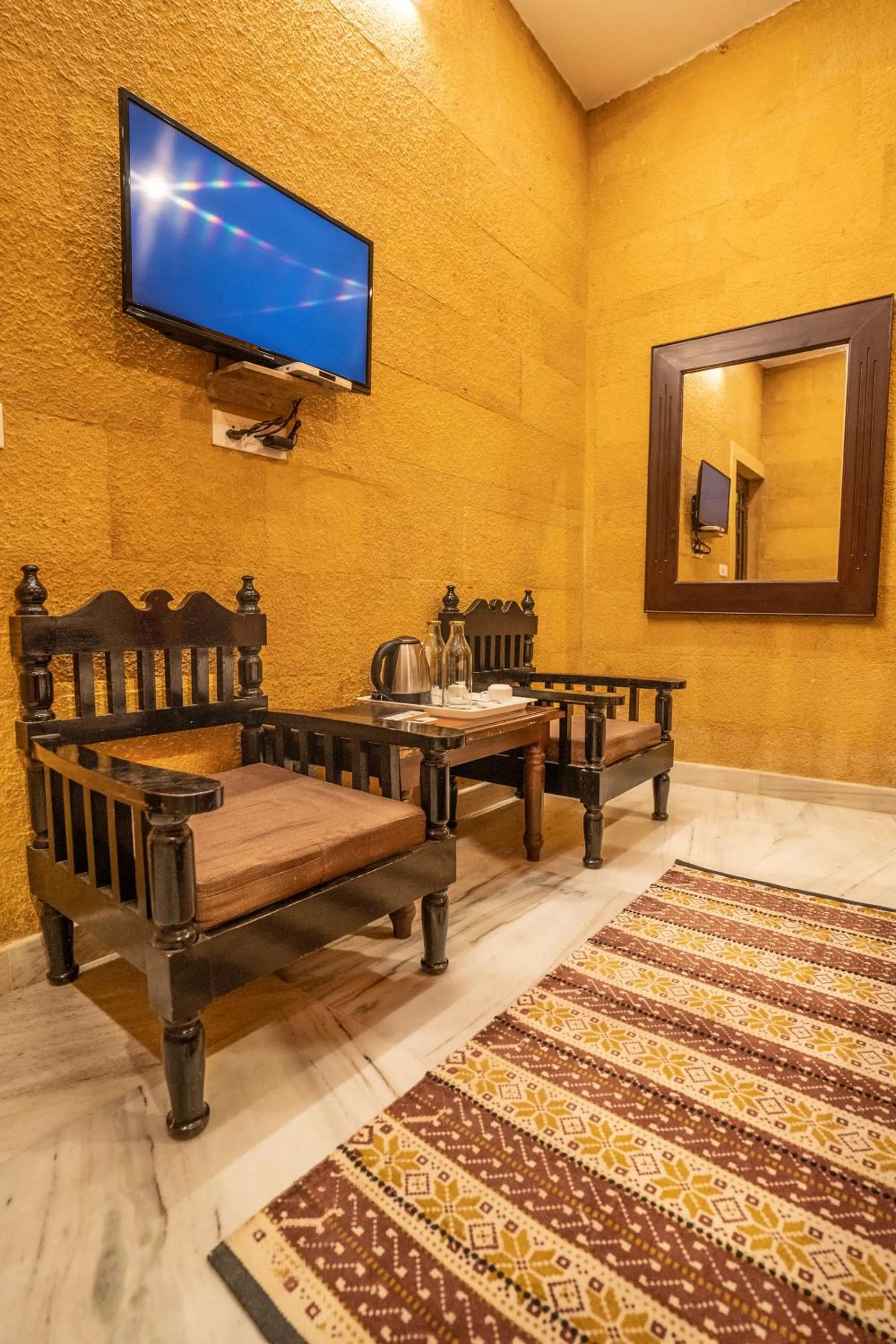 Bed in Hotel Royal Villa Jaisalmer