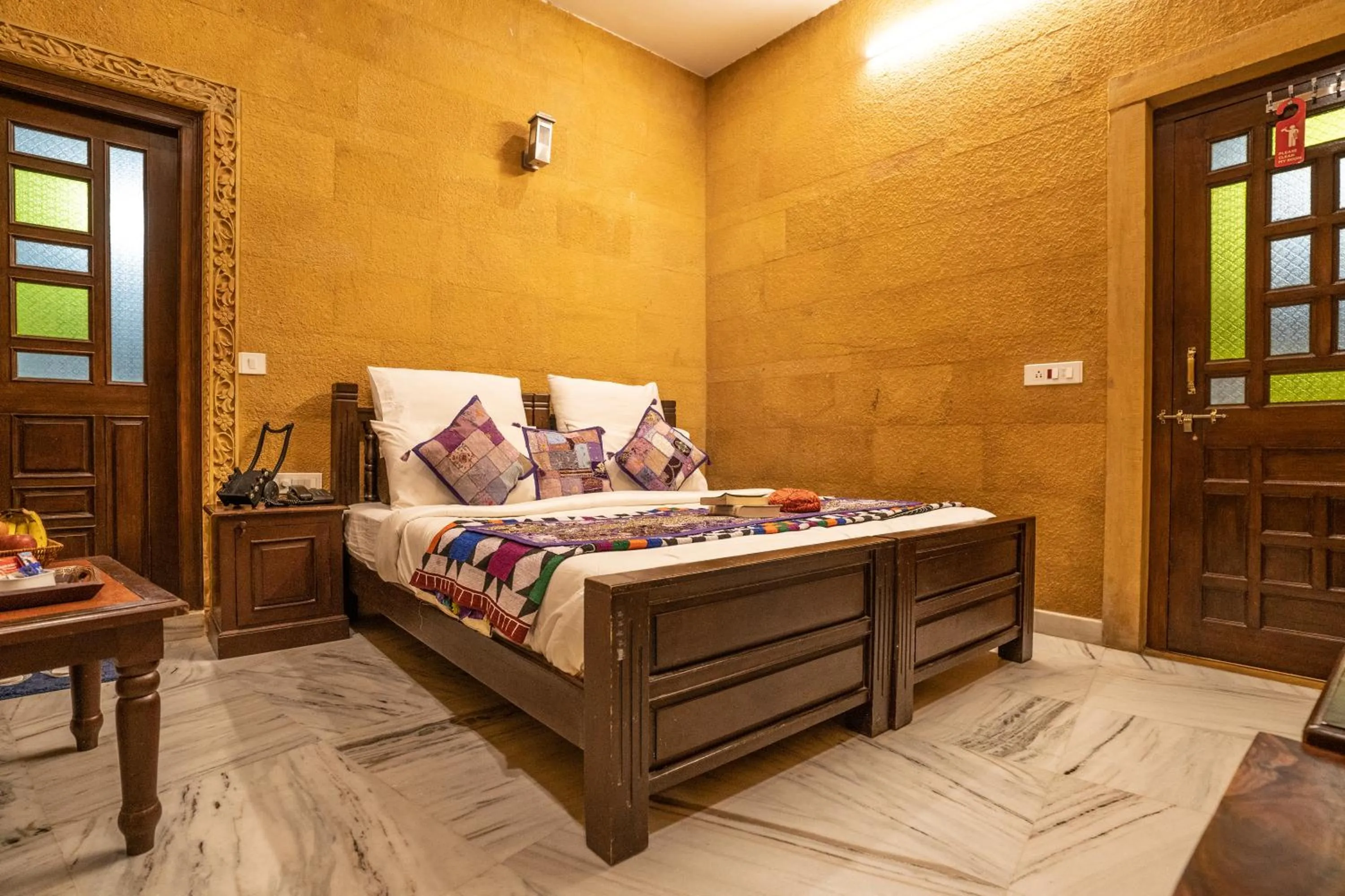 Bed in Hotel Royal Villa Jaisalmer