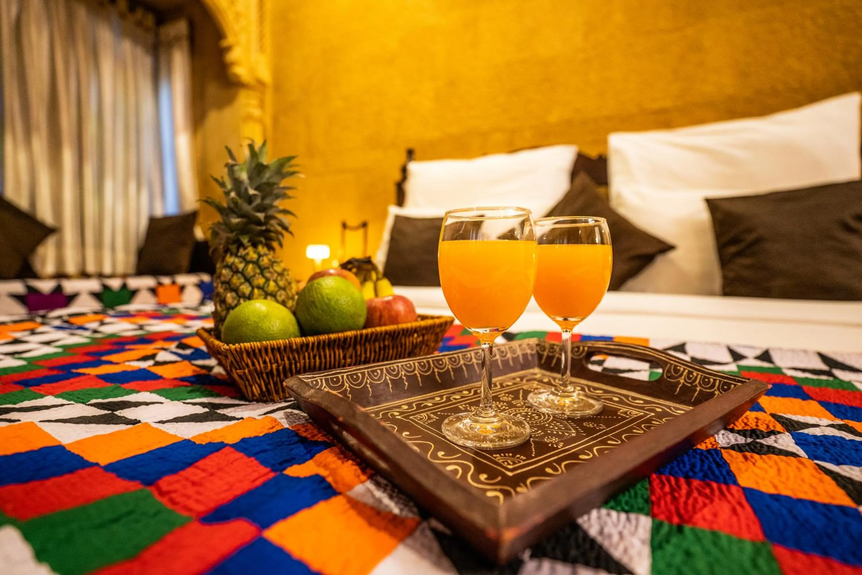 Bed in Hotel Royal Villa Jaisalmer