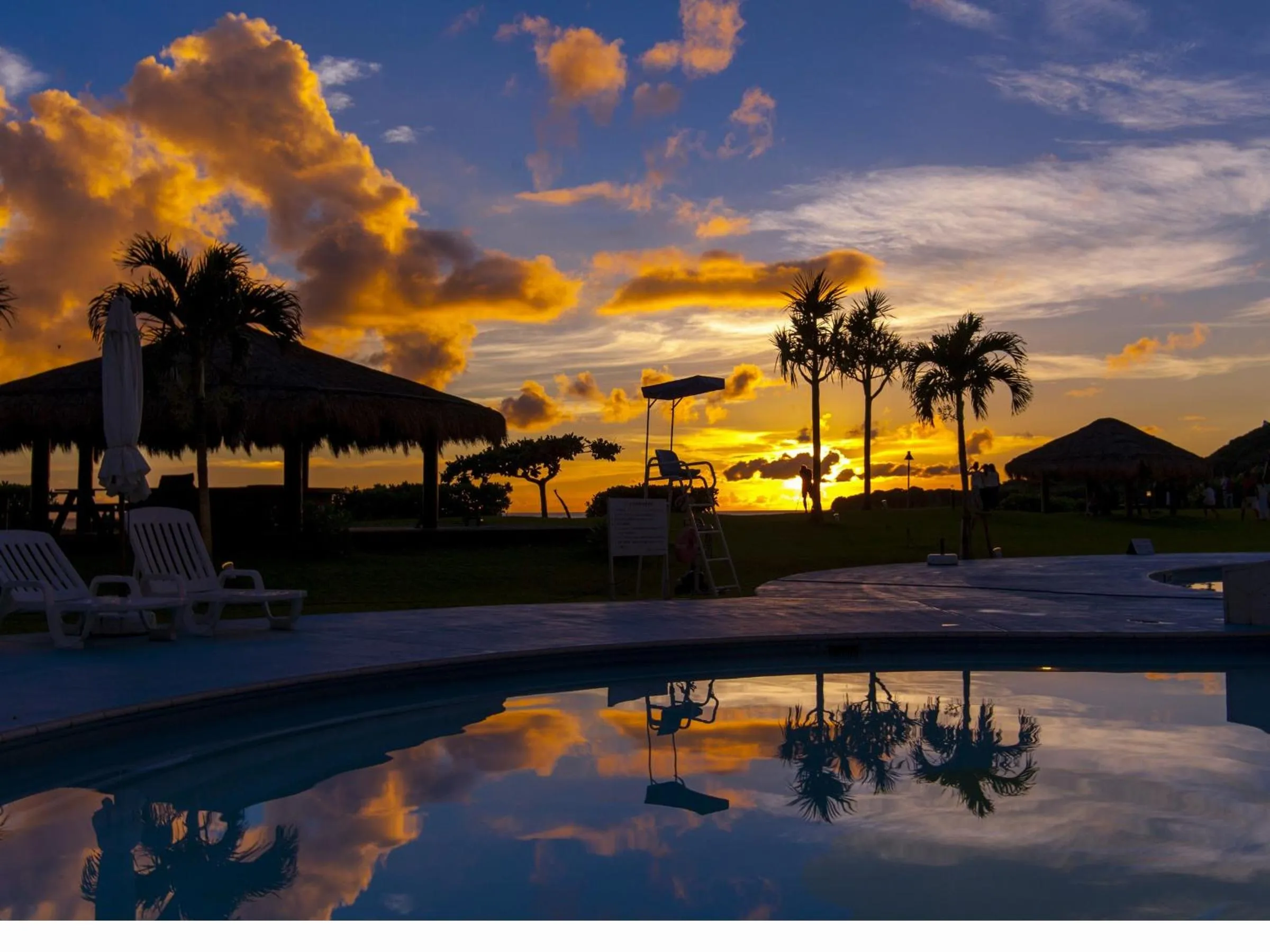 Sunset in Ishigaki Seaside Hotel