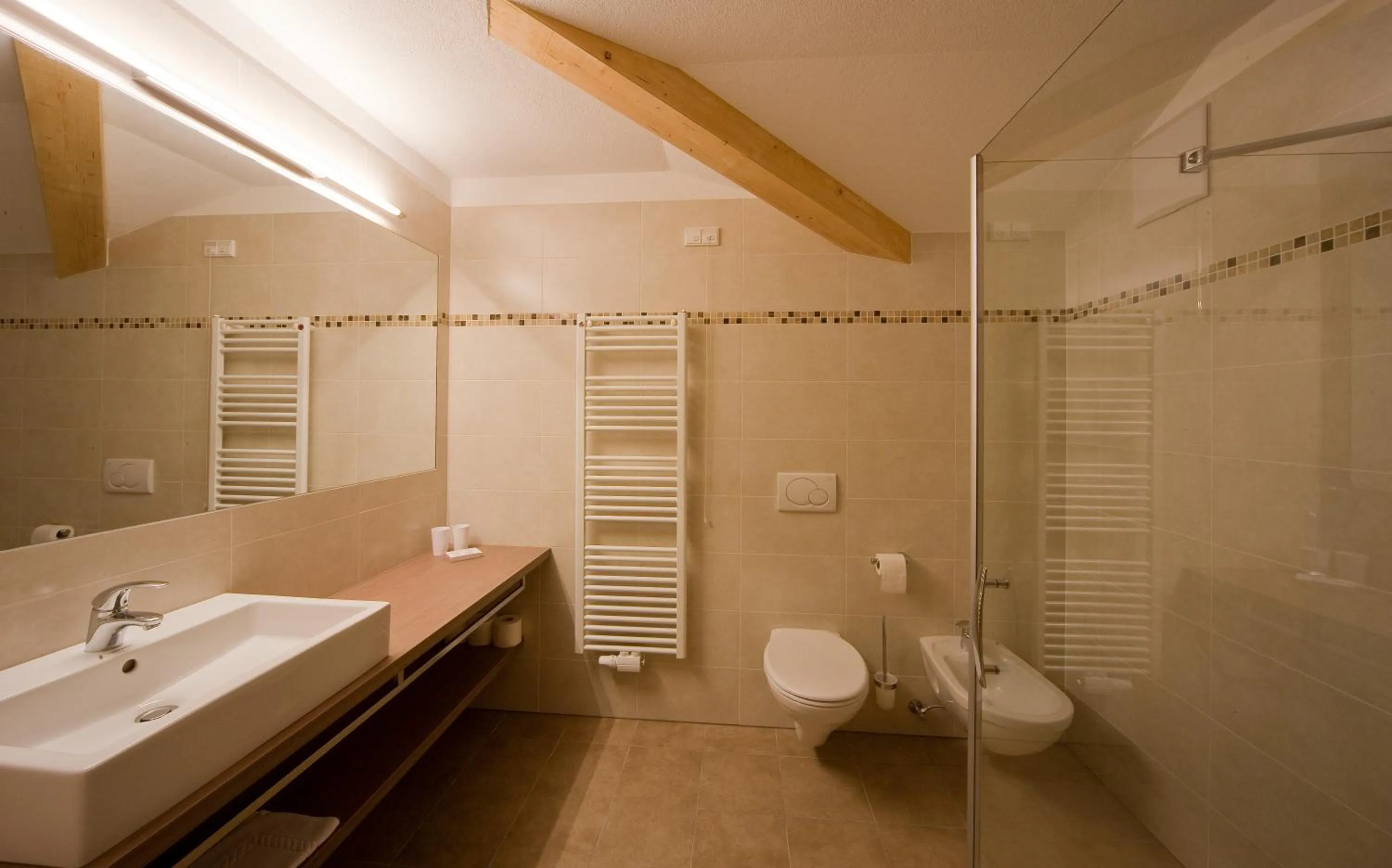Bathroom in Hotel Foestlerhof