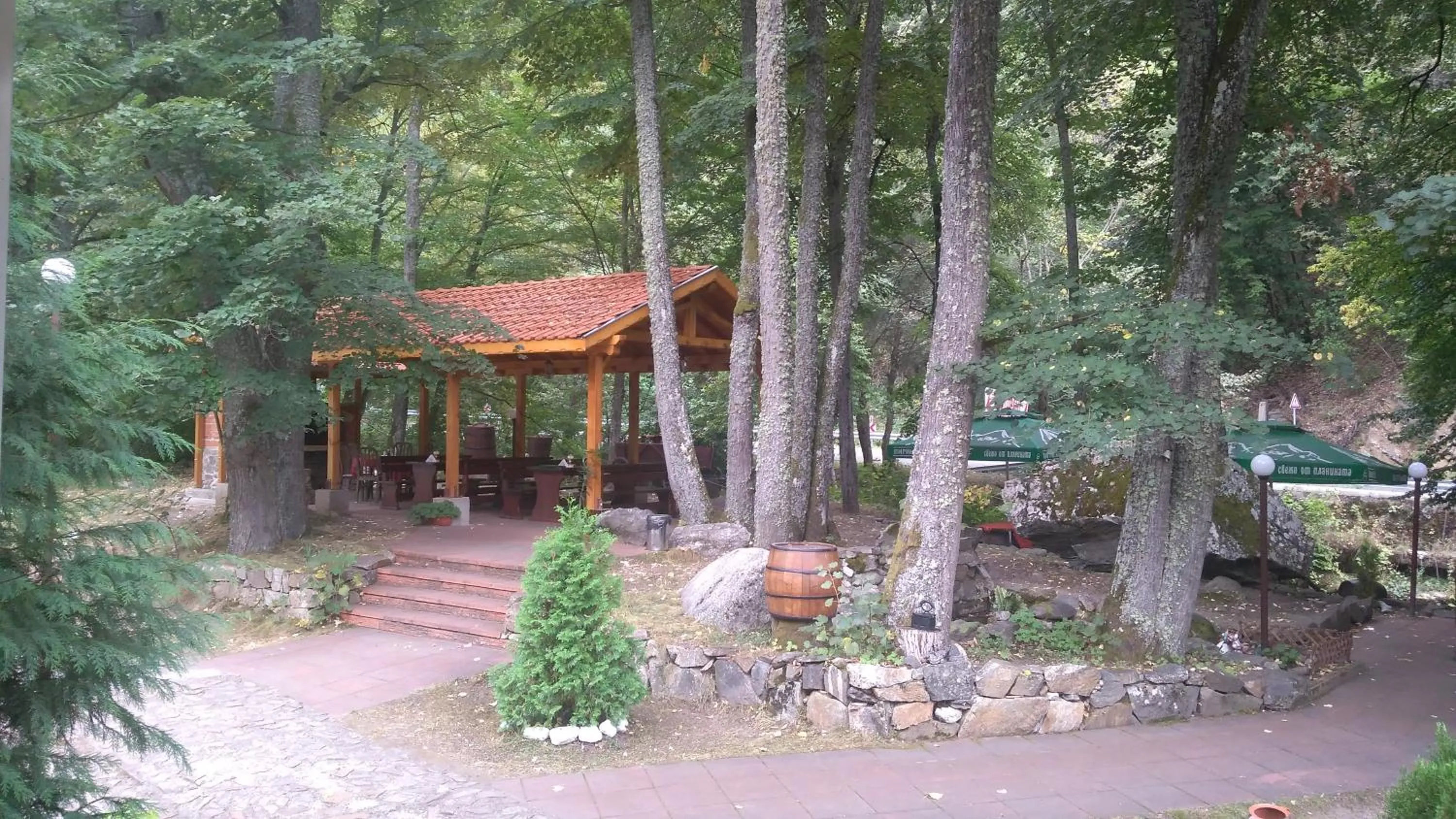 BBQ facilities in Hotel Valdis