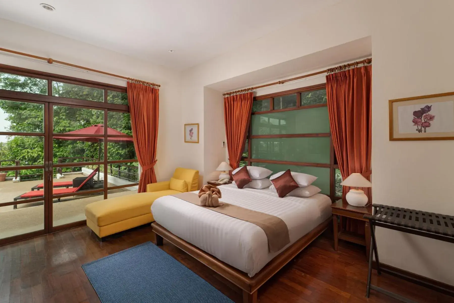 Bed in Indra Maya Pool Villas Bed in Indra Maya Pool Villas