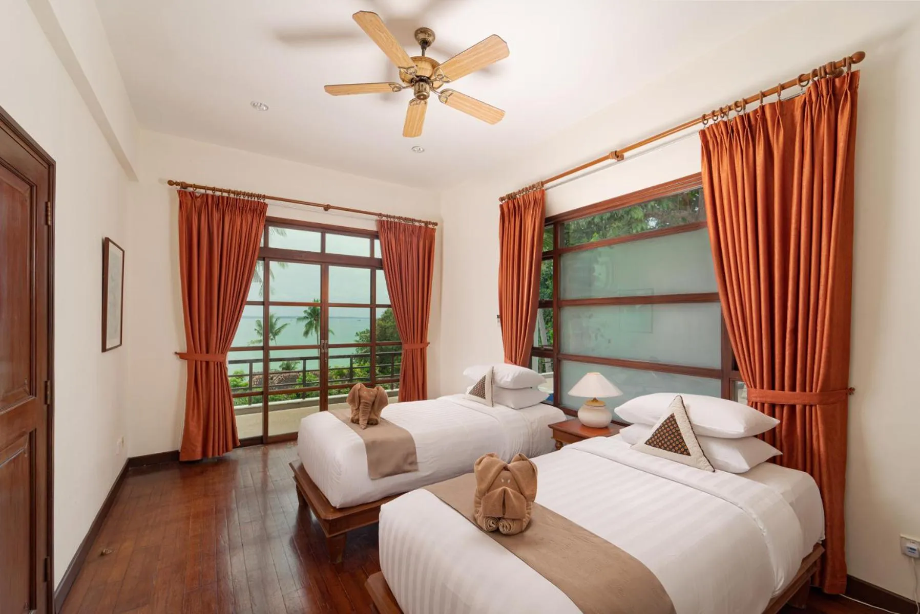 Bed in Indra Maya Pool Villas