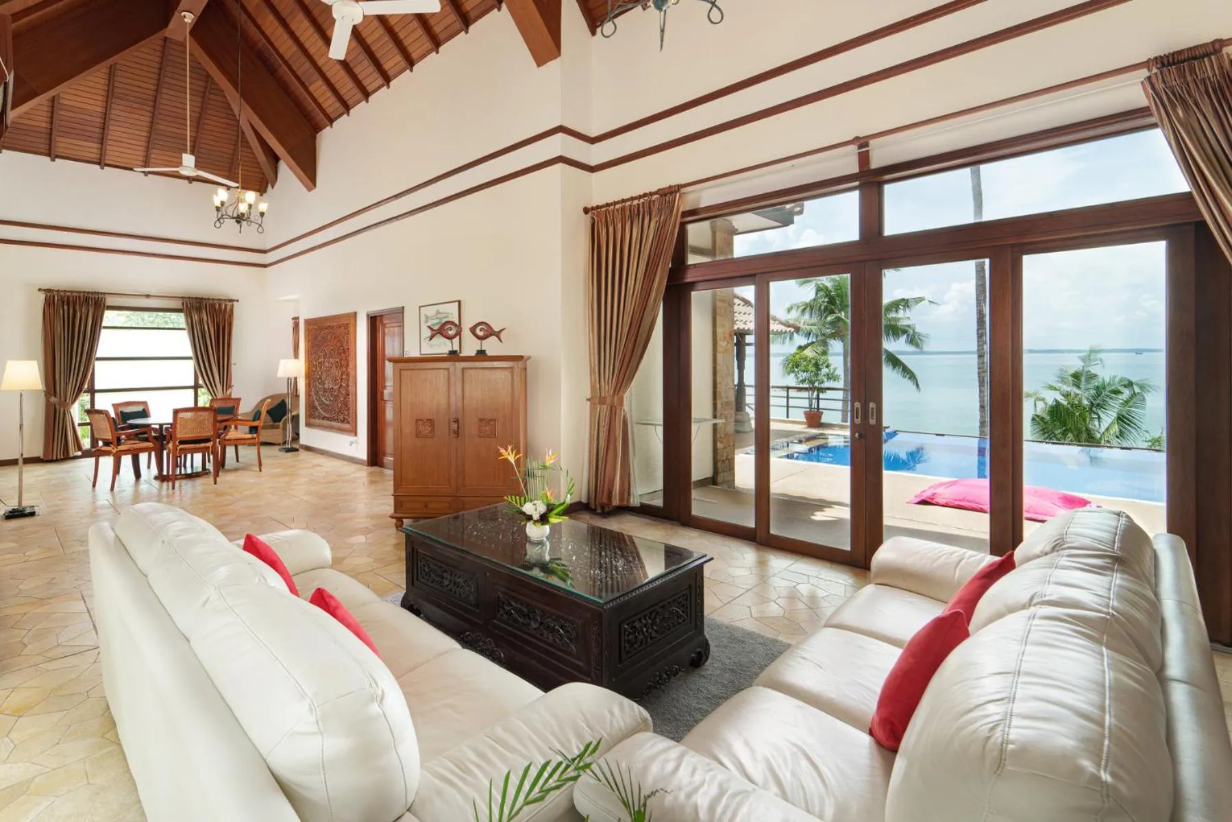 Living room in Indra Maya Pool Villas