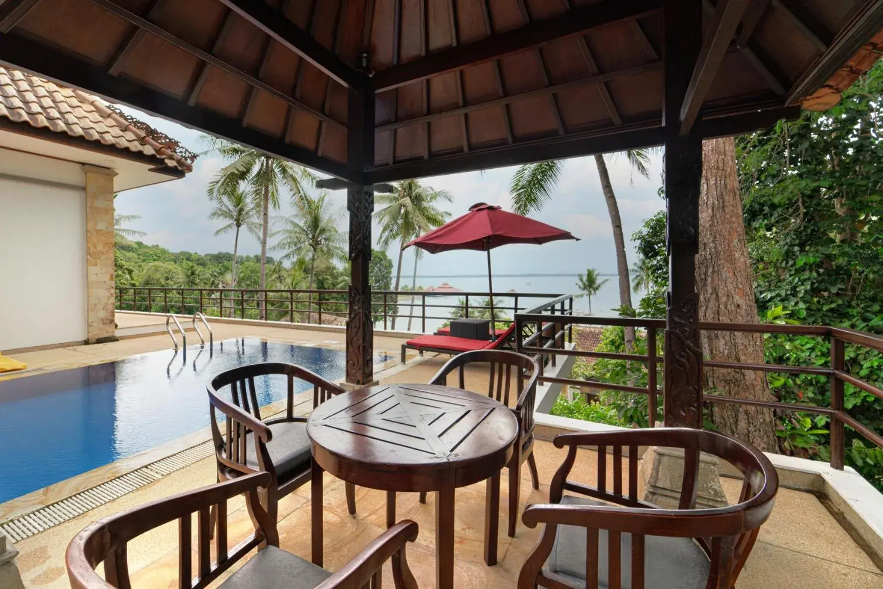 Sea view in Indra Maya Pool Villas Sea view in Indra Maya Pool Villas