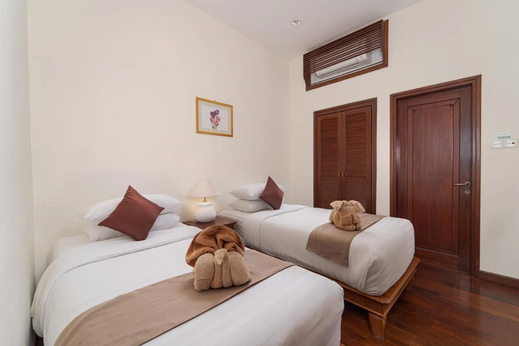 Bed in Indra Maya Pool Villas