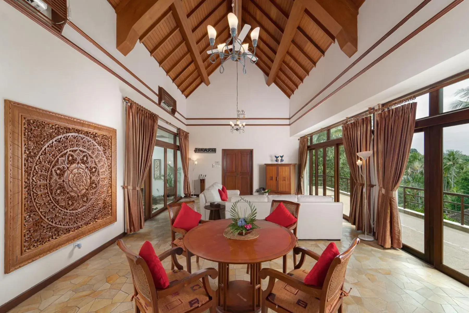 Living room in Indra Maya Pool Villas Living room in Indra Maya Pool Villas