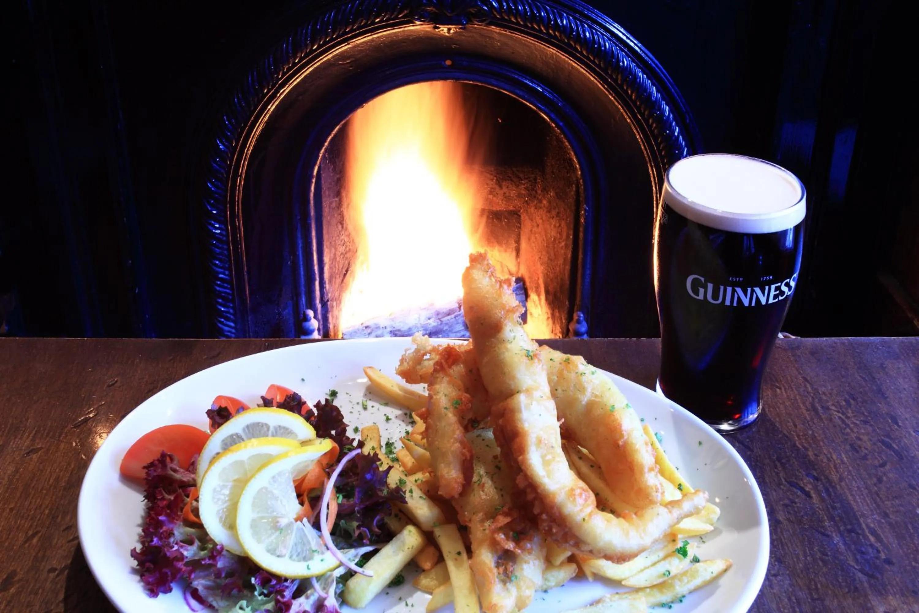 Food and drinks in O'Donnabhain's