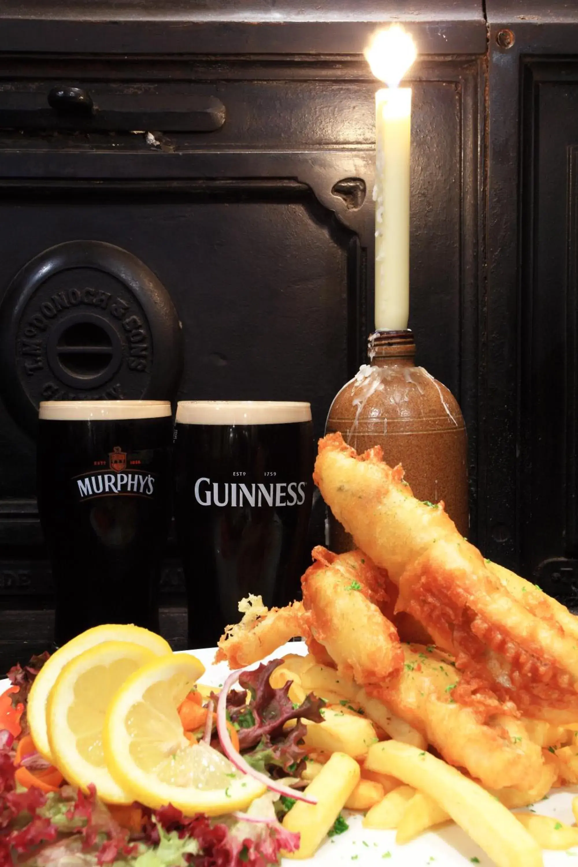 Food and drinks in O'Donnabhain's Food and drinks in O'Donnabhain's