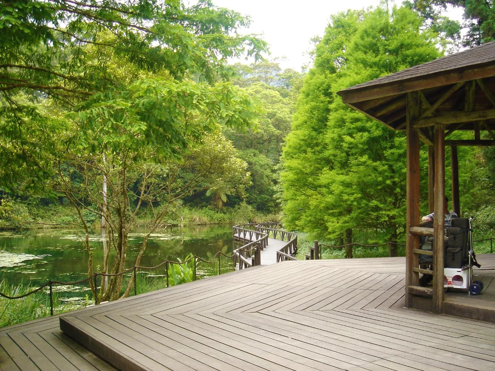 Natural landscape in Hotel Les Champs