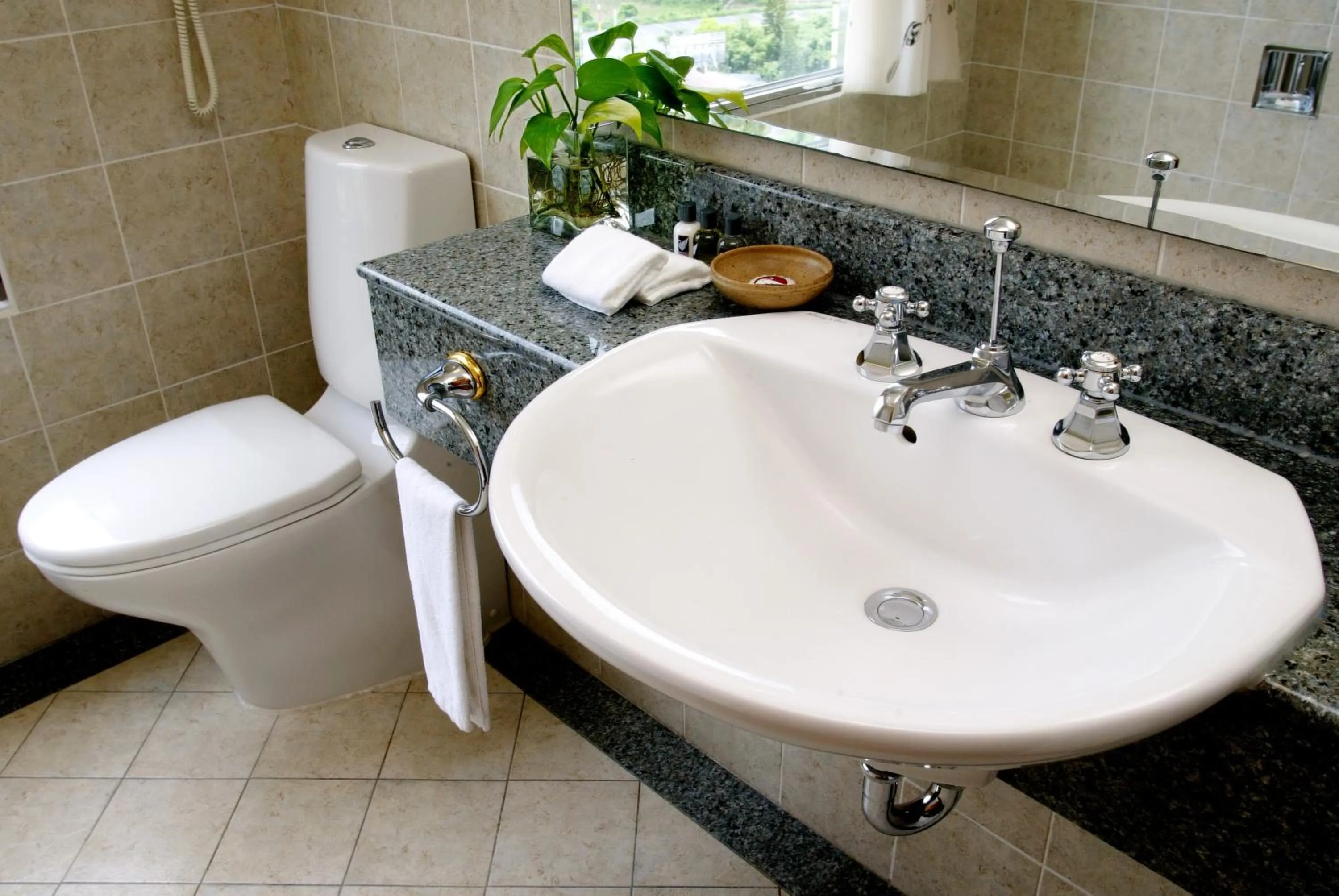 Toilet in Hotel Les Champs