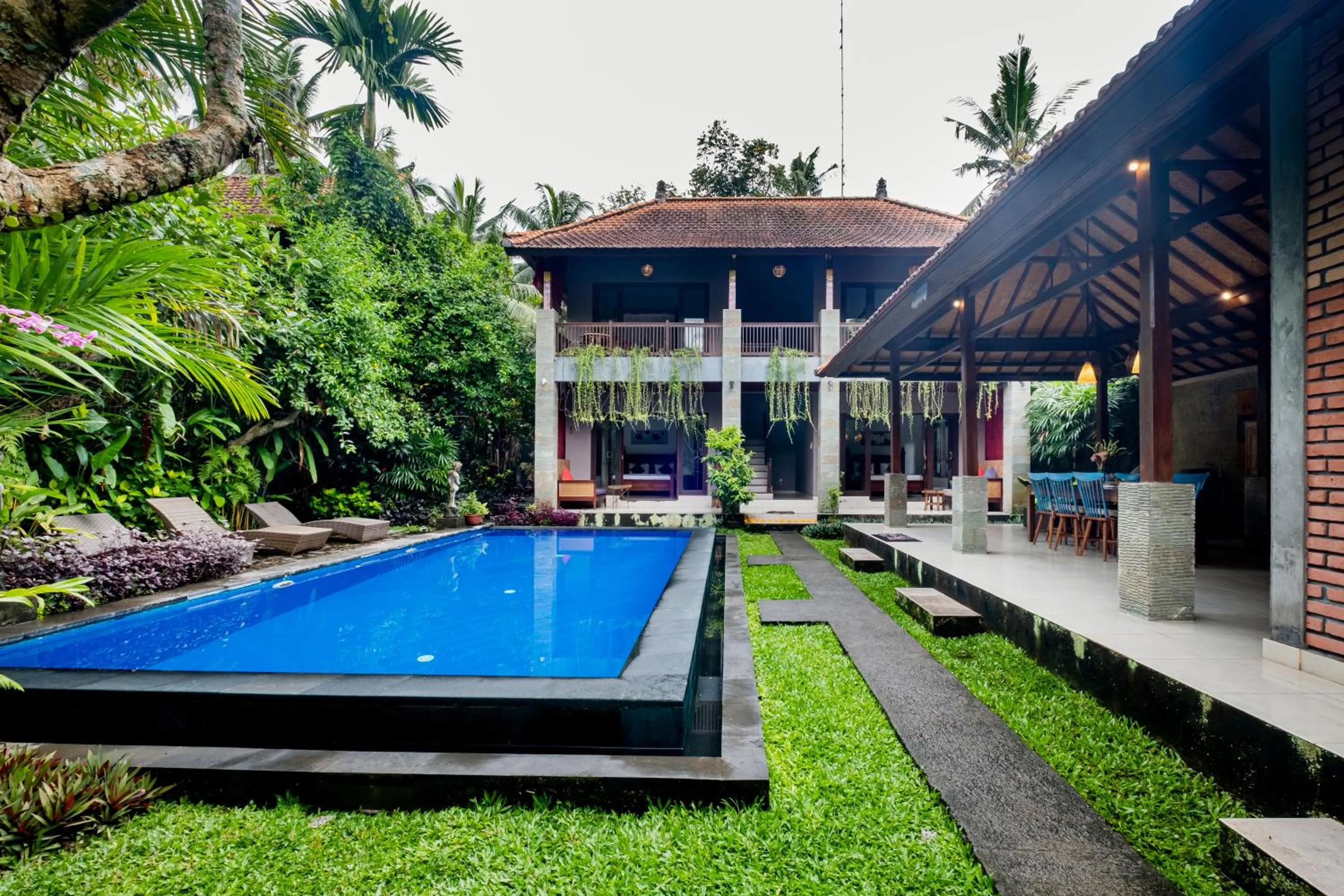 Garden view in Pukakoo Villas and Suite by Supala