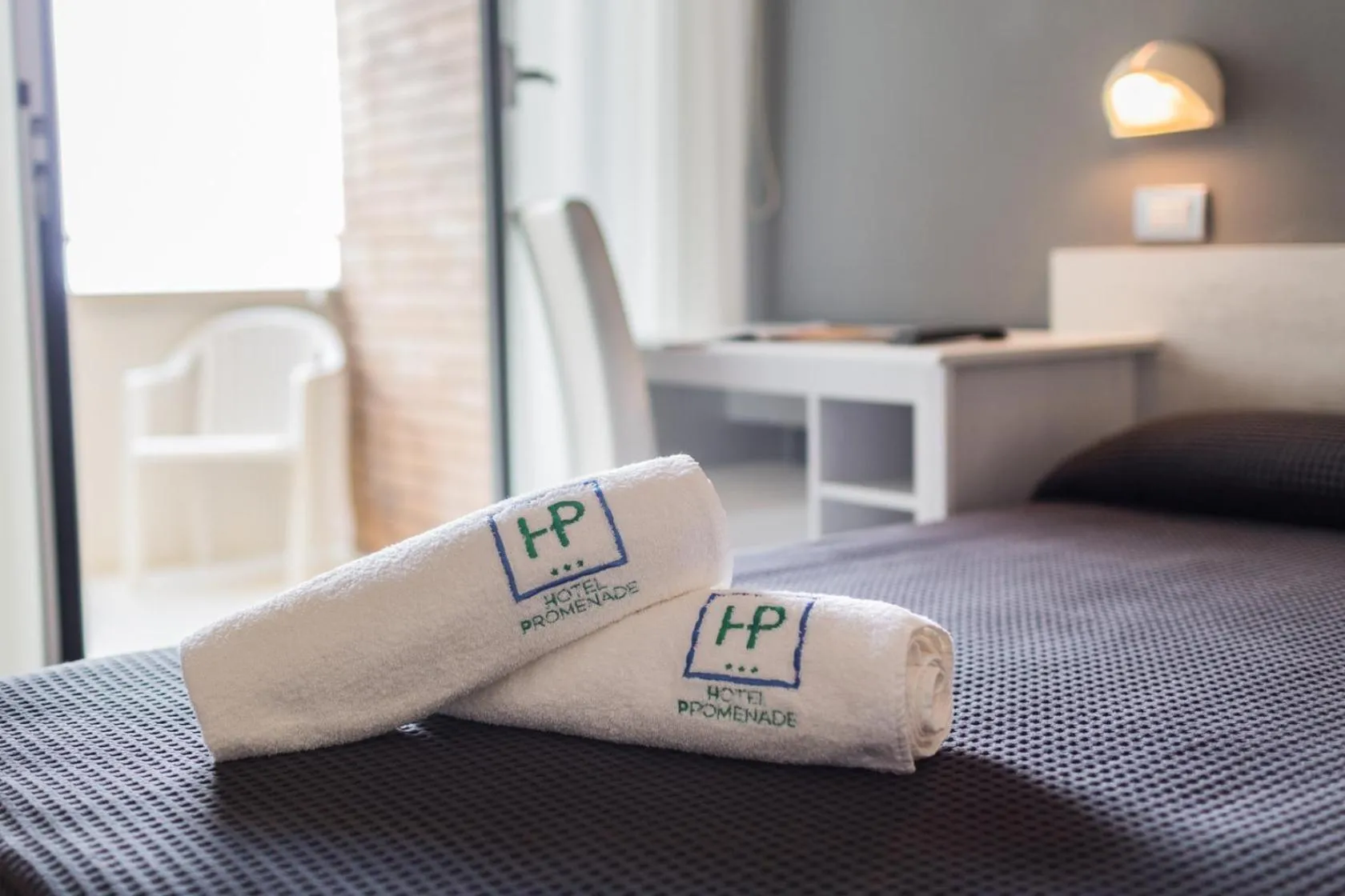 Decorative detail, Bed in Hotel Promenade