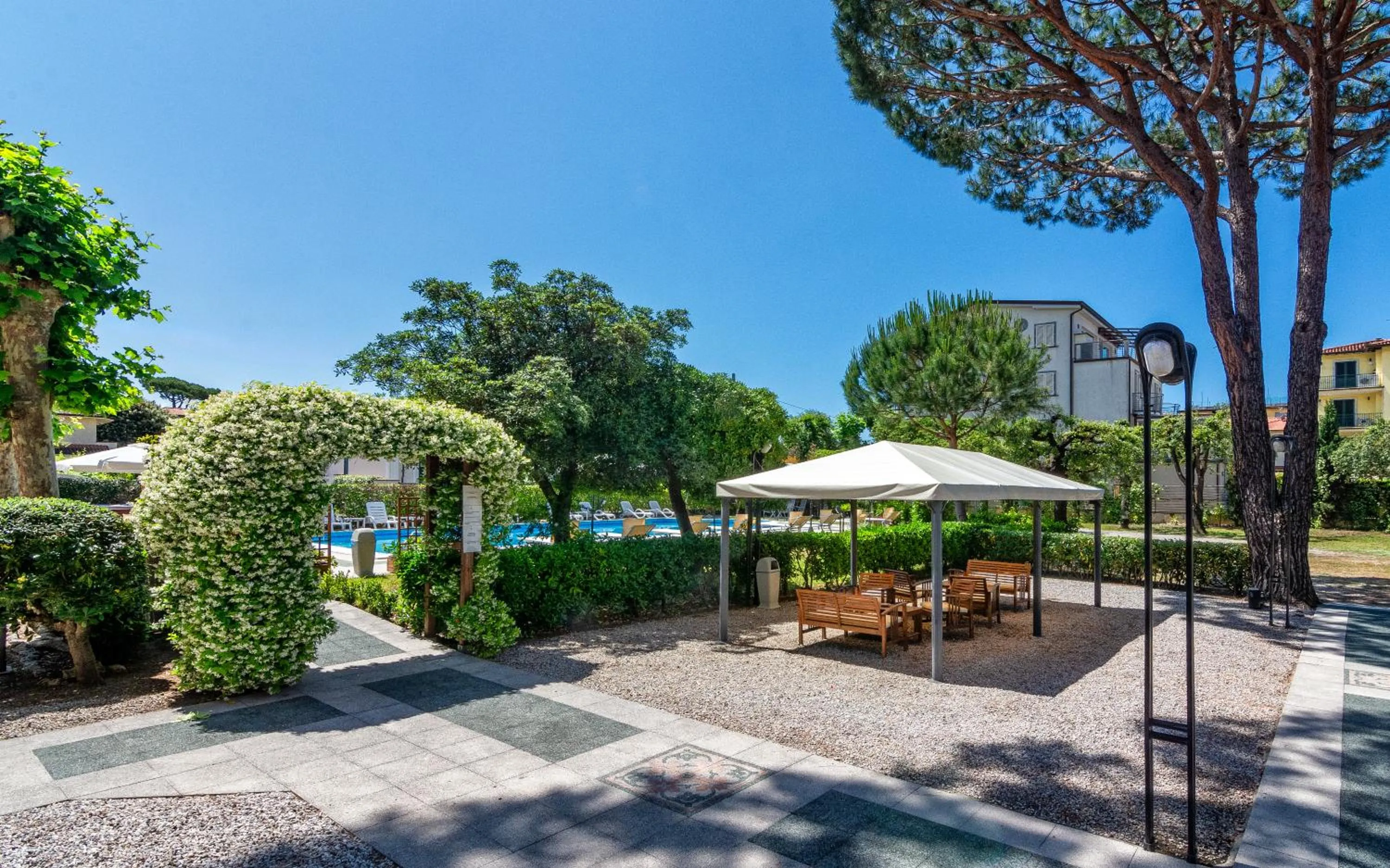 Garden in Hotel Apuana
