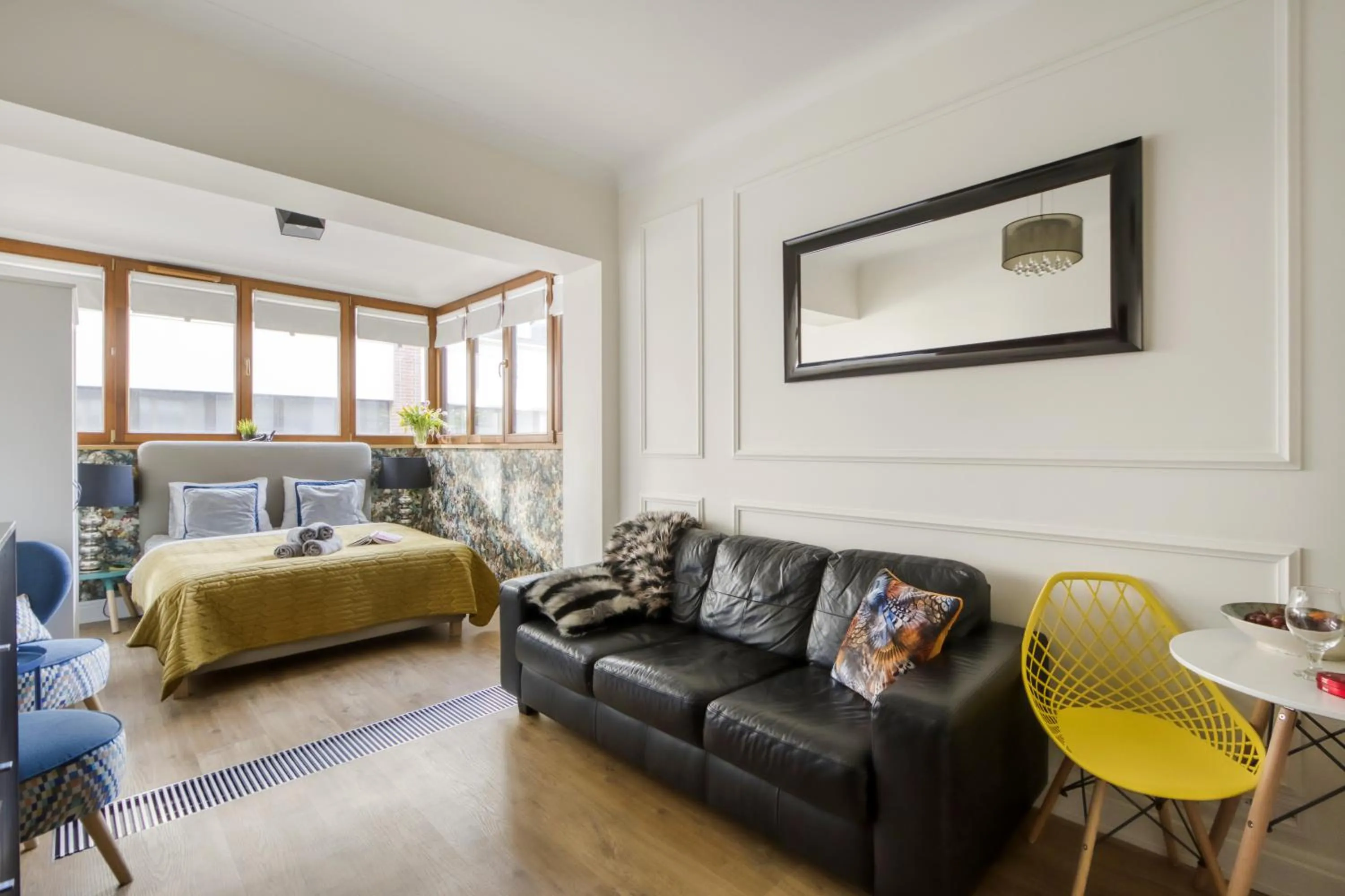 Living room in Aparthotel Pawia Deluxe- 10 min to center