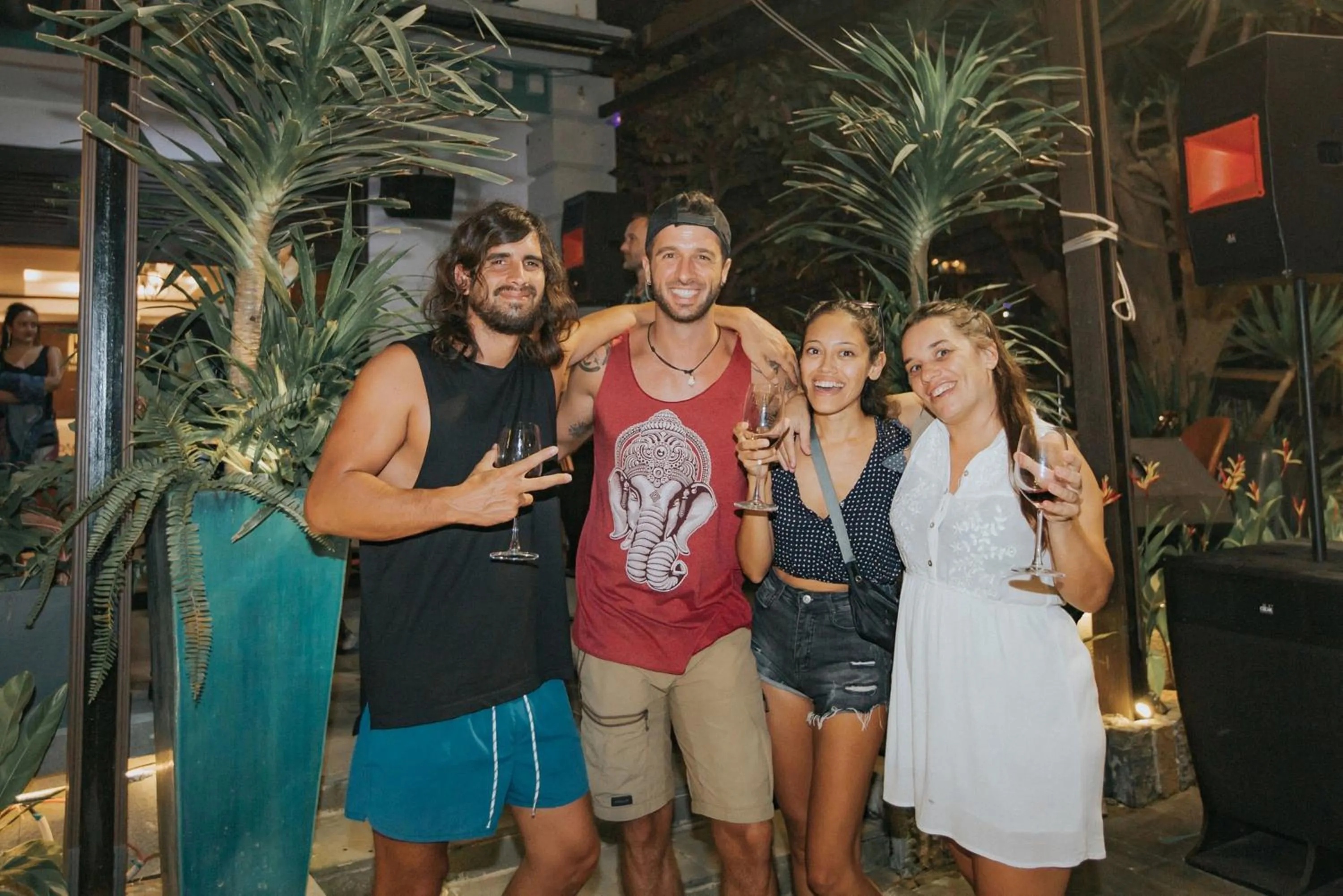 group of guests in Chu Hotel