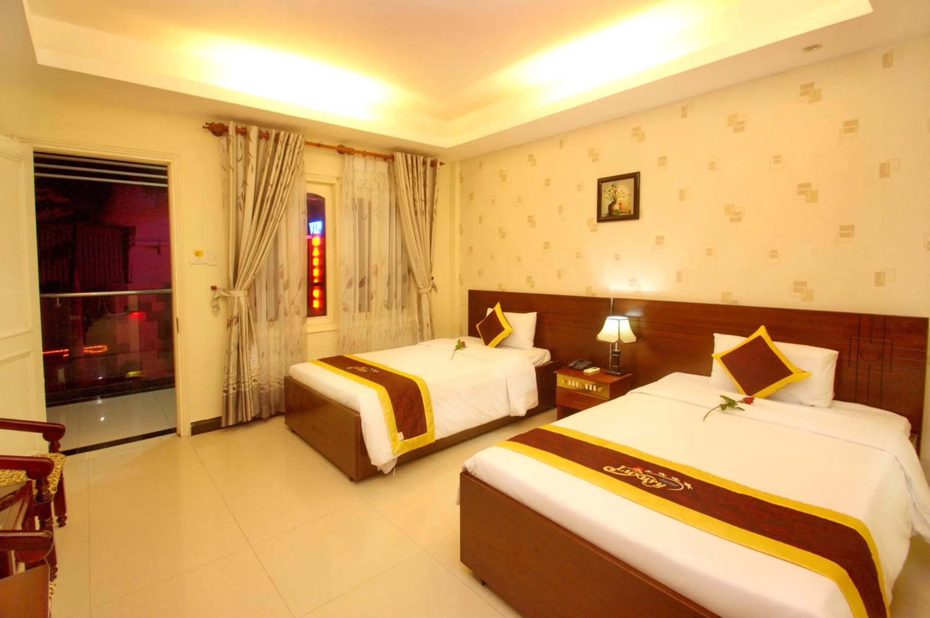 Photo of the whole room, Bed in Luxury Nha Trang Hotel