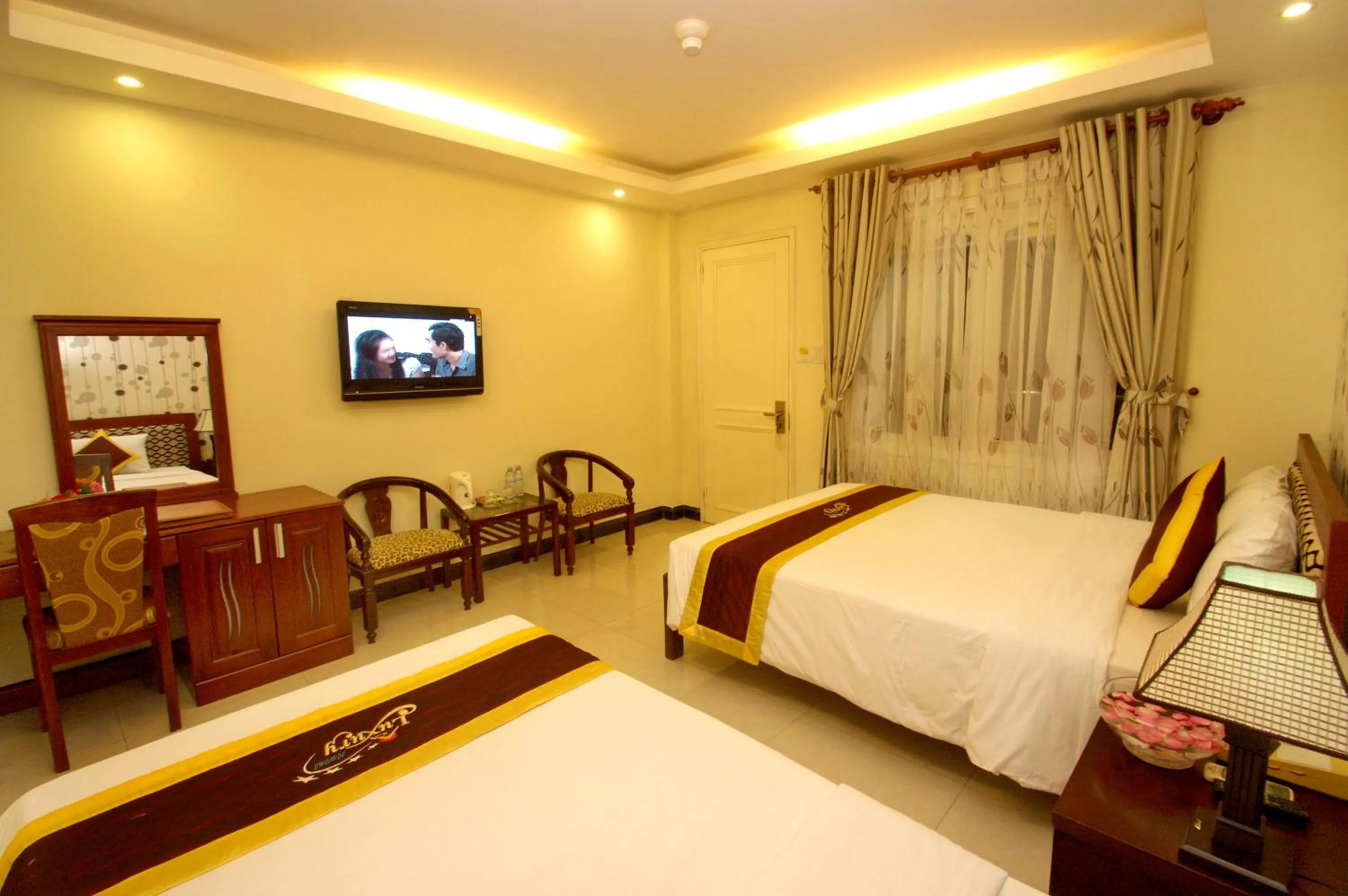 Photo of the whole room, Bed in Luxury Nha Trang Hotel