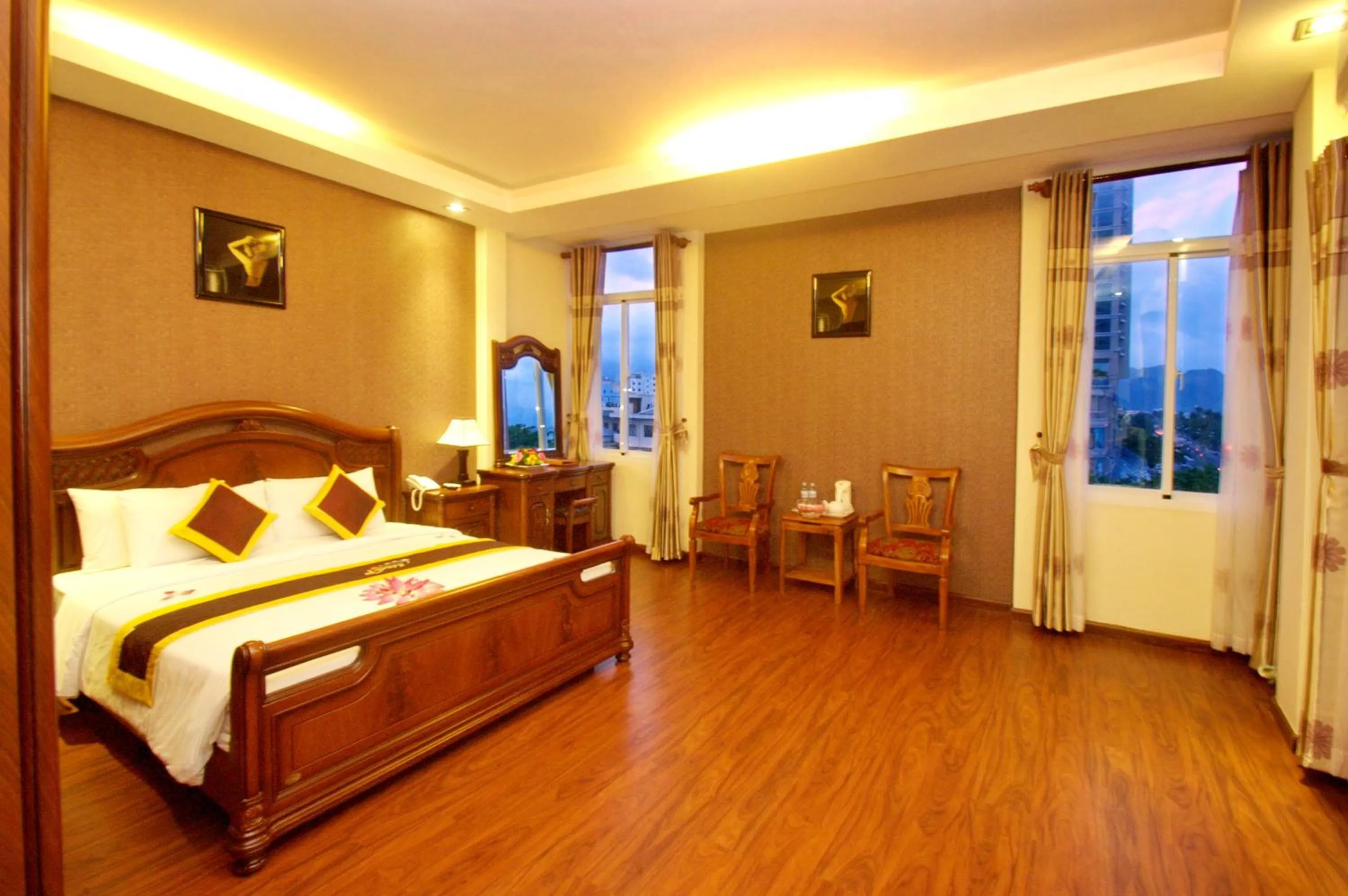 Photo of the whole room, Bed in Luxury Nha Trang Hotel