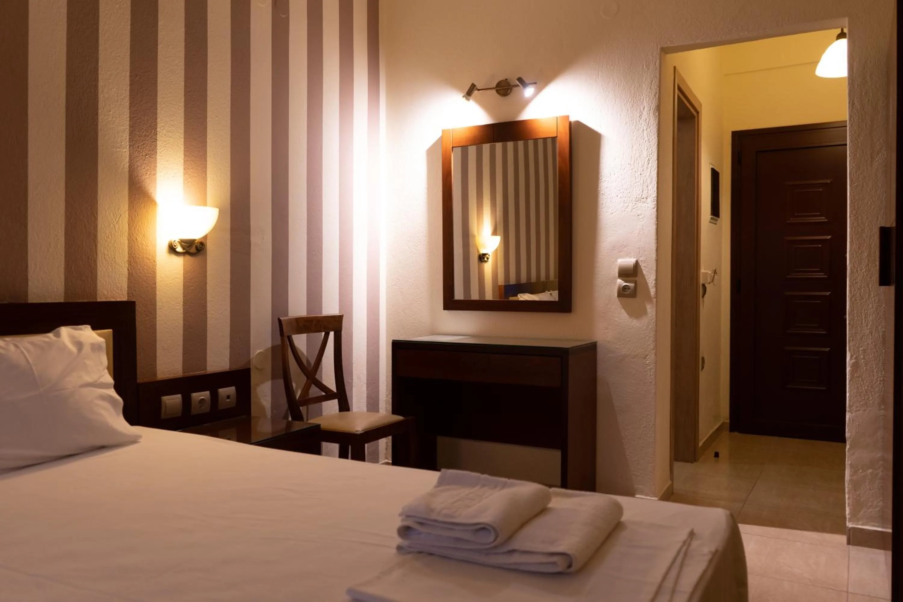 Bed in Hotel Zeus
