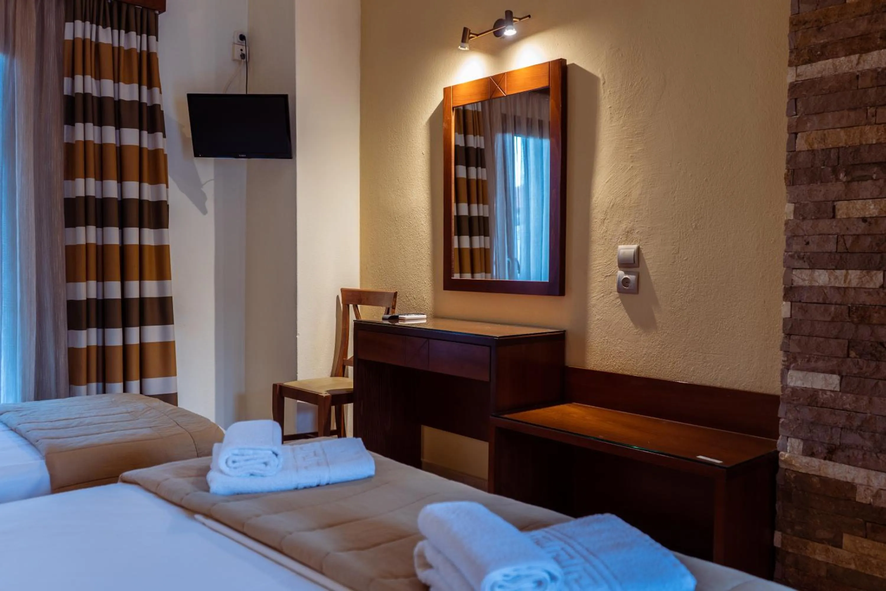Bed in Hotel Zeus