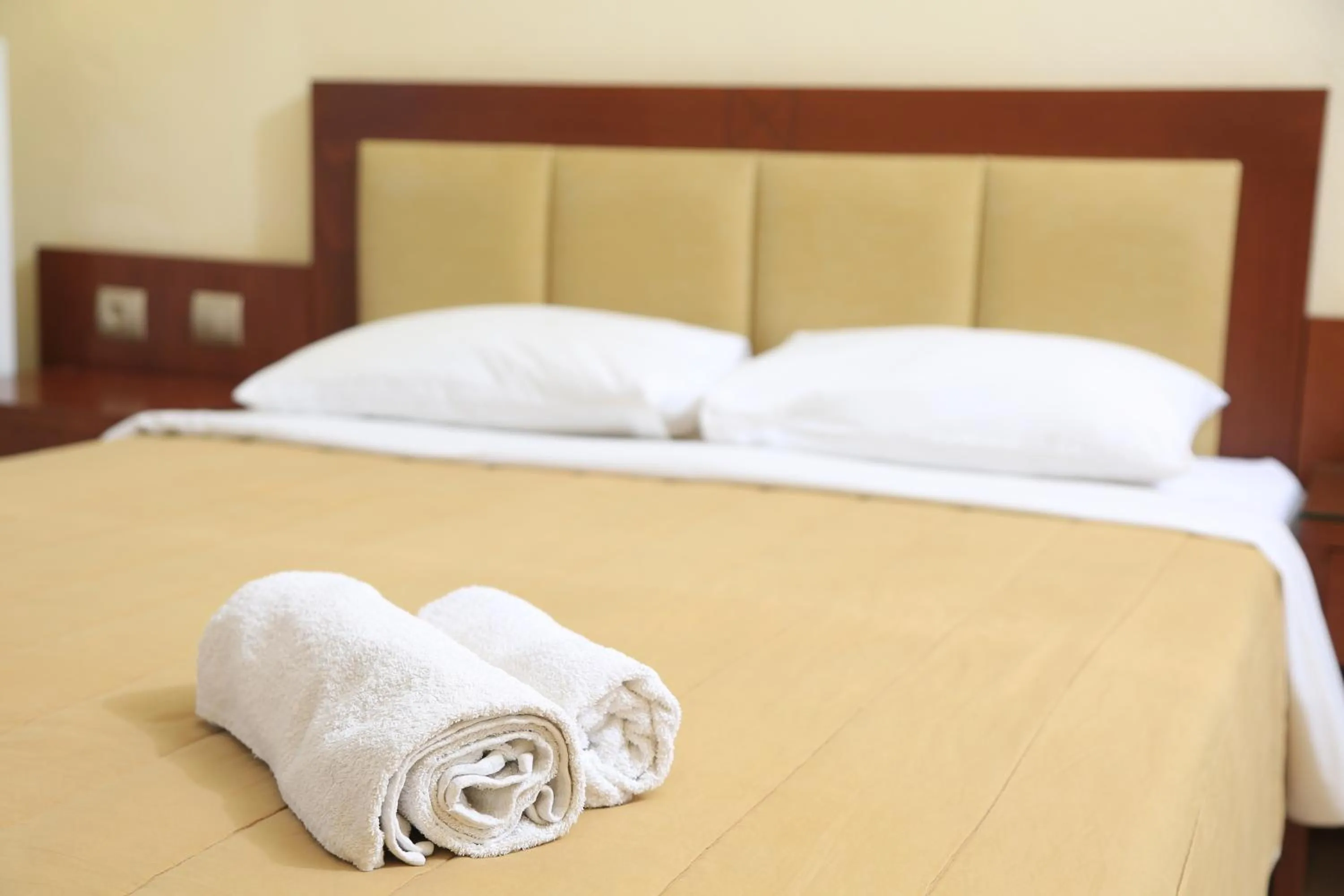 Bed in Hotel Zeus
