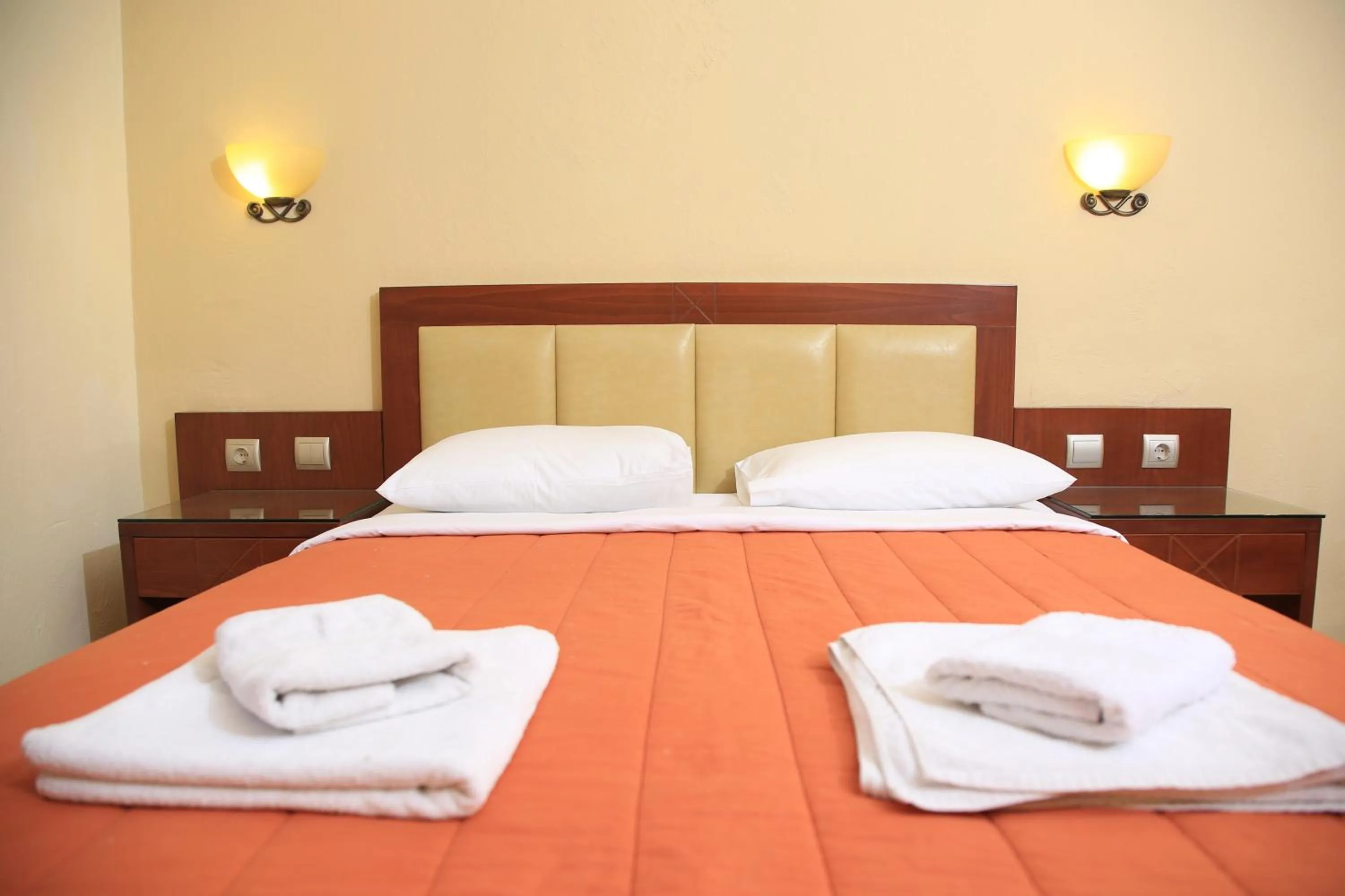Bed in Hotel Zeus
