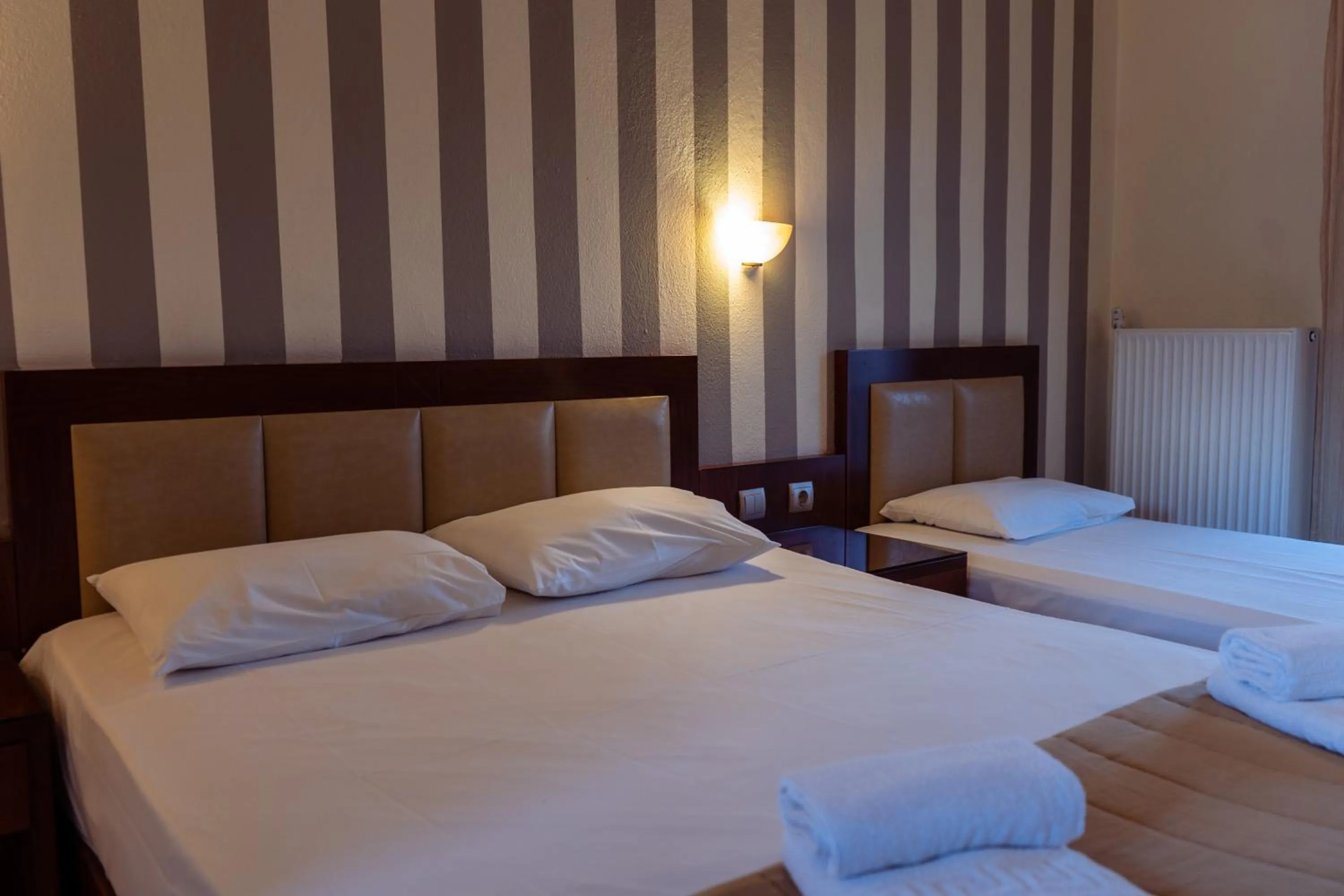 Bed in Hotel Zeus