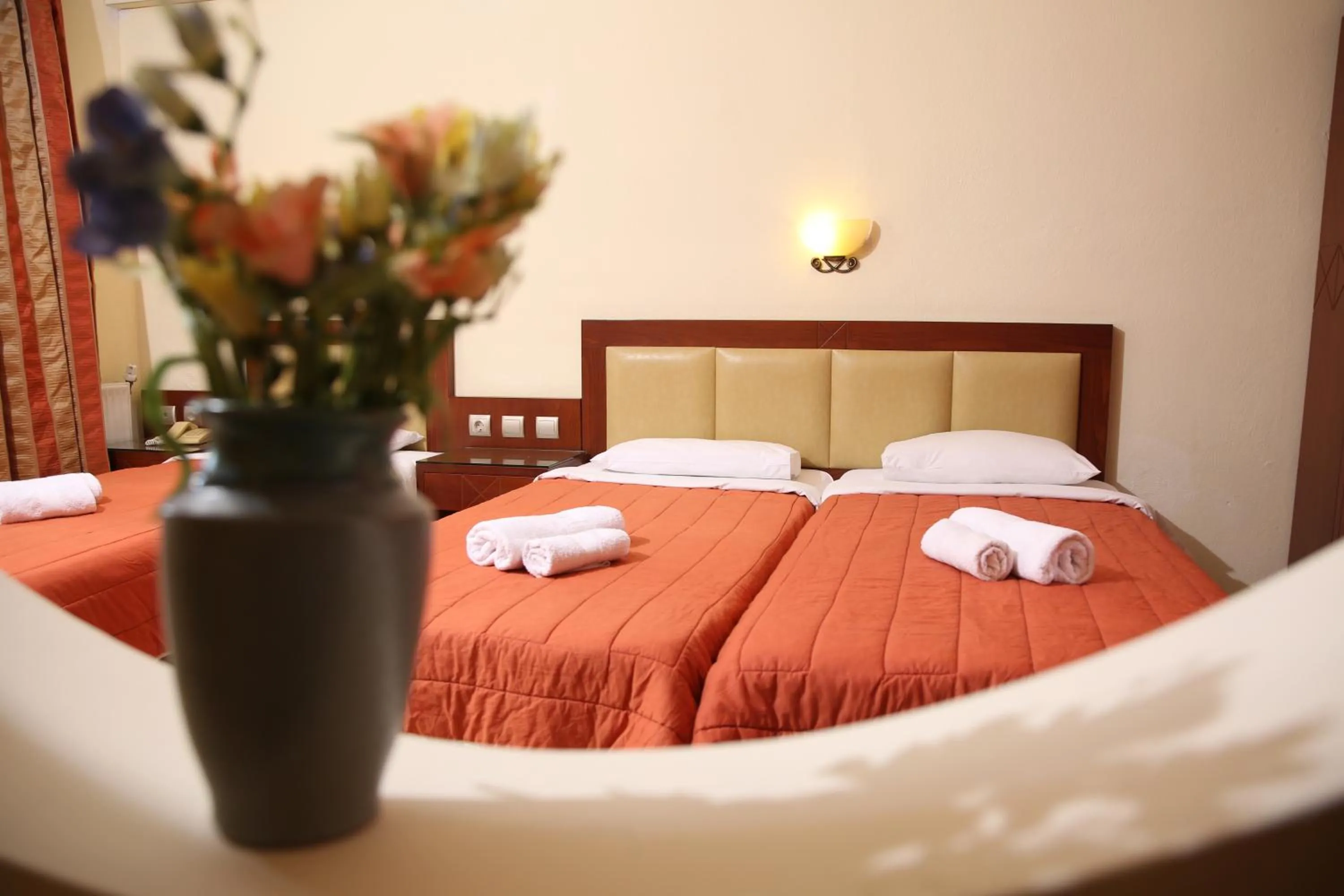 Bed in Hotel Zeus