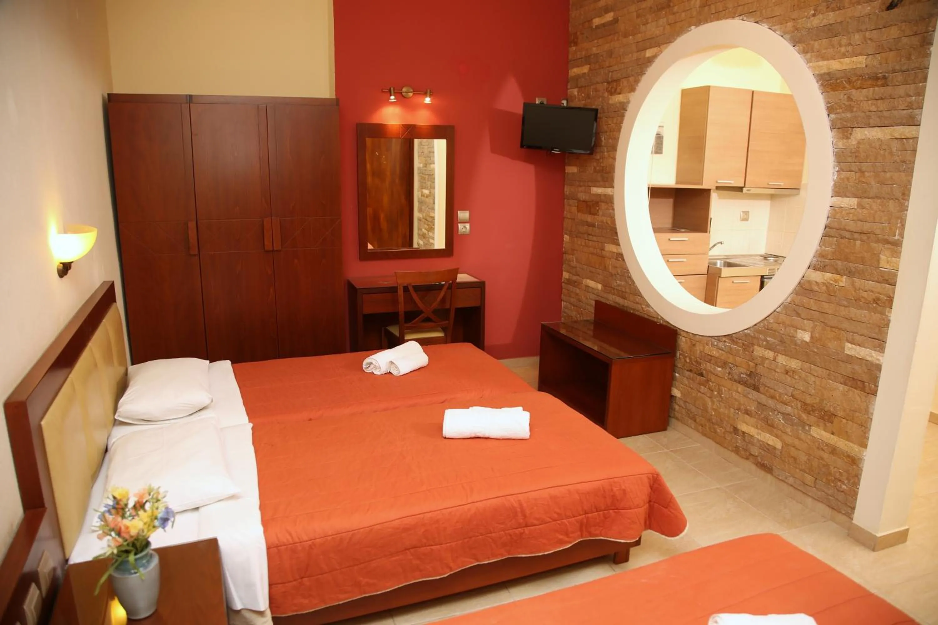Bed in Hotel Zeus