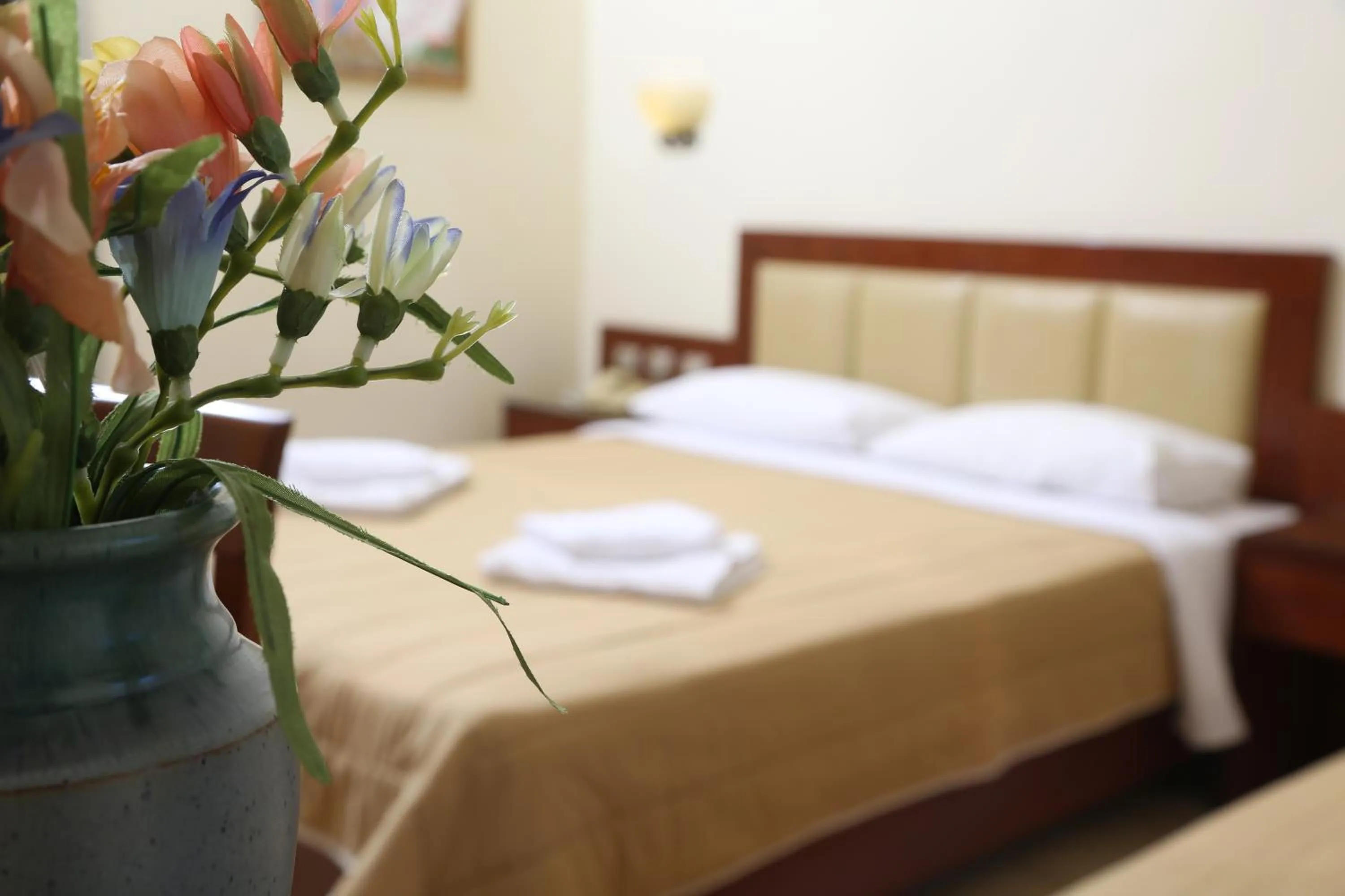 Bed in Hotel Zeus