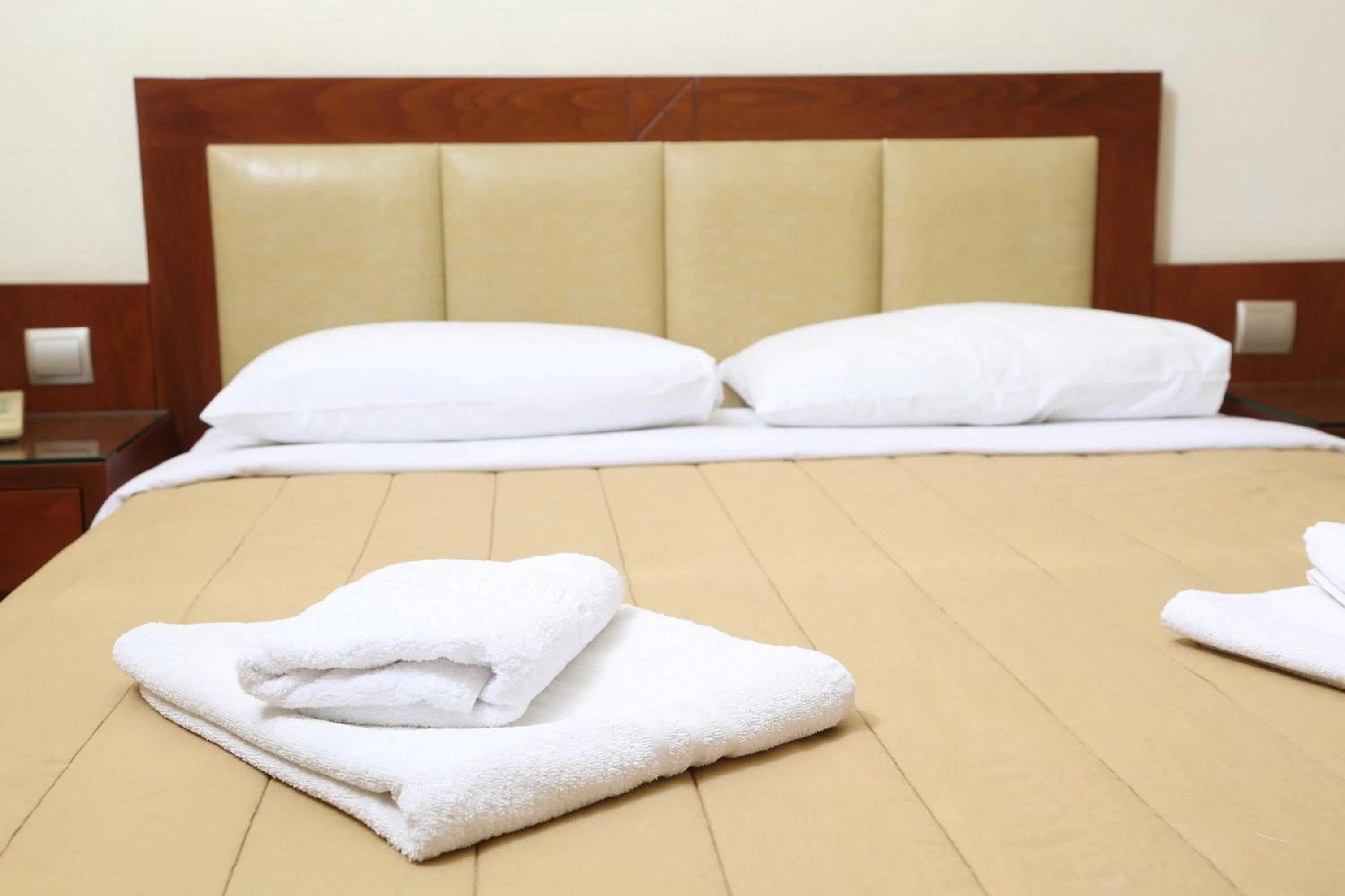 Bed in Hotel Zeus