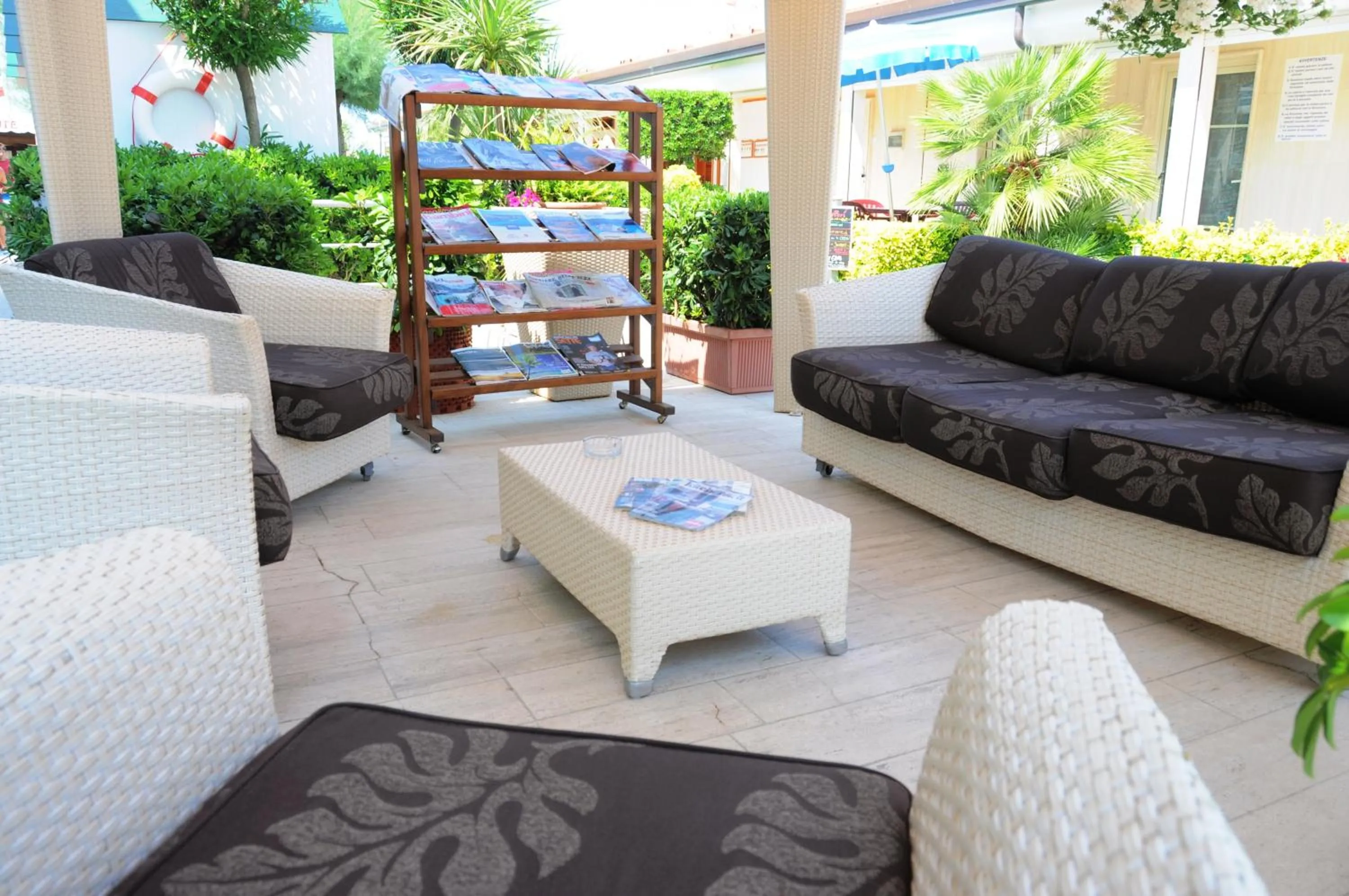 Patio in Hotel Pineta Mare