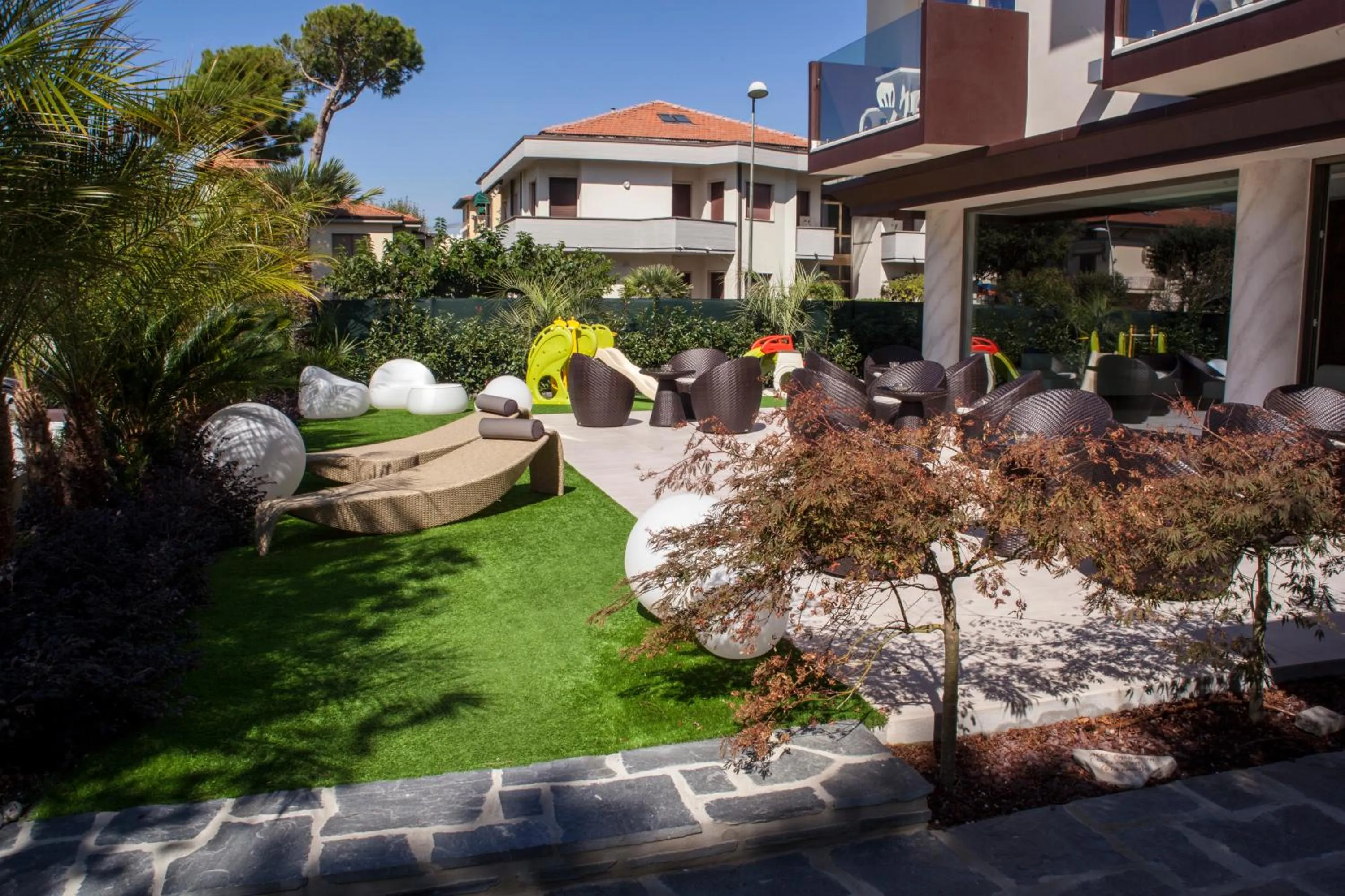 Garden view in Hotel Pineta Mare