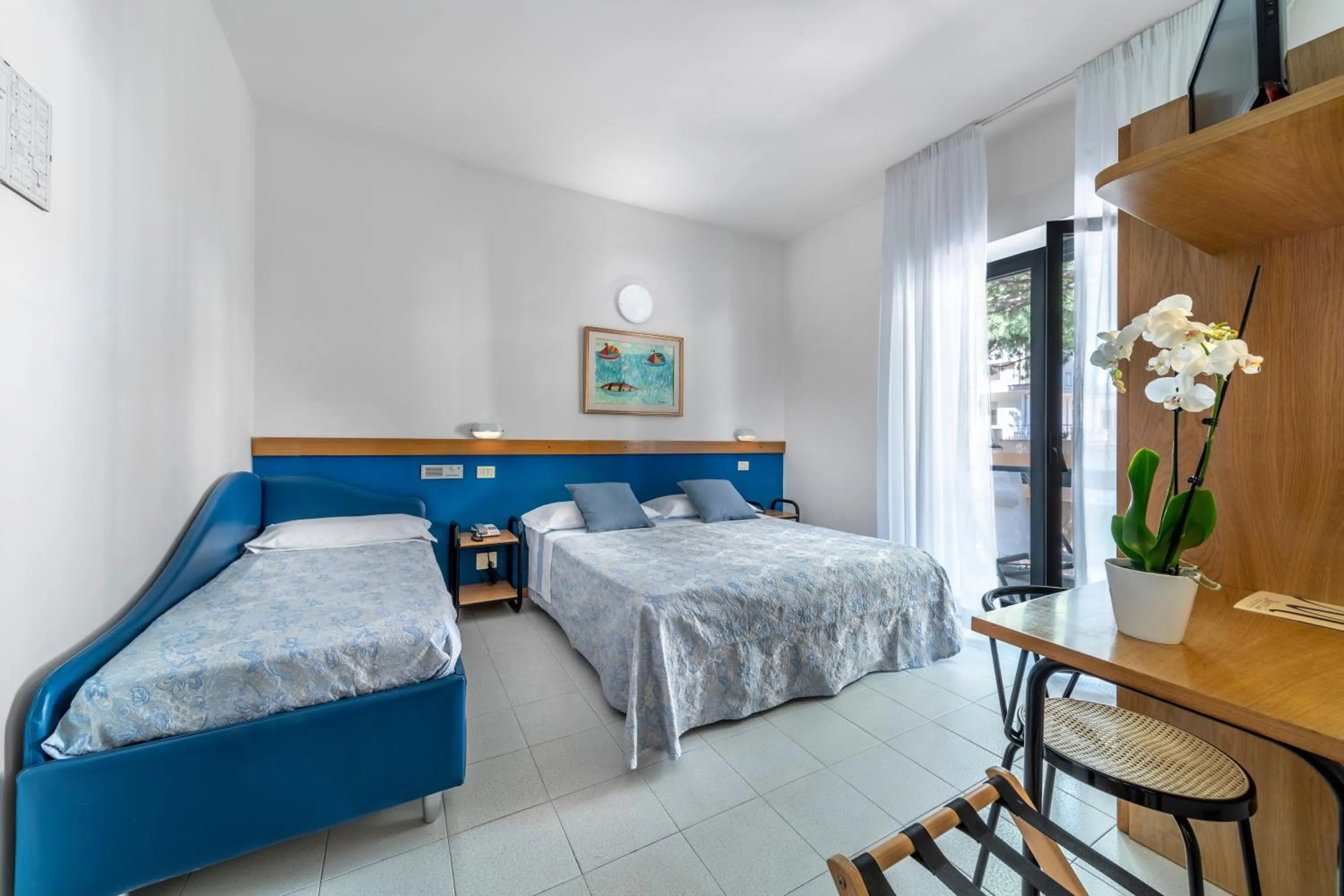 Bed in Hotel Morotti