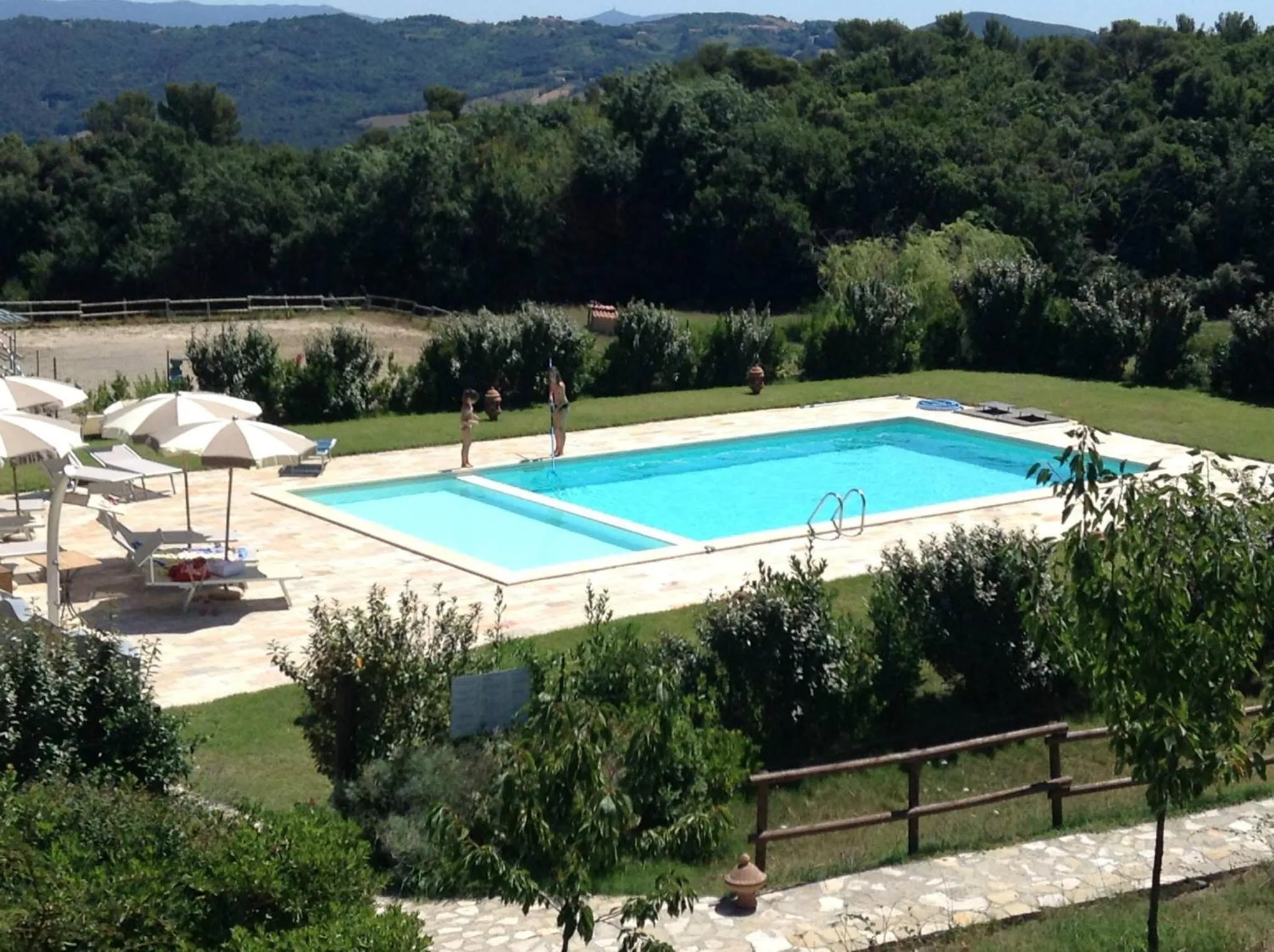 Swimming pool in Erba Di Campo Residence