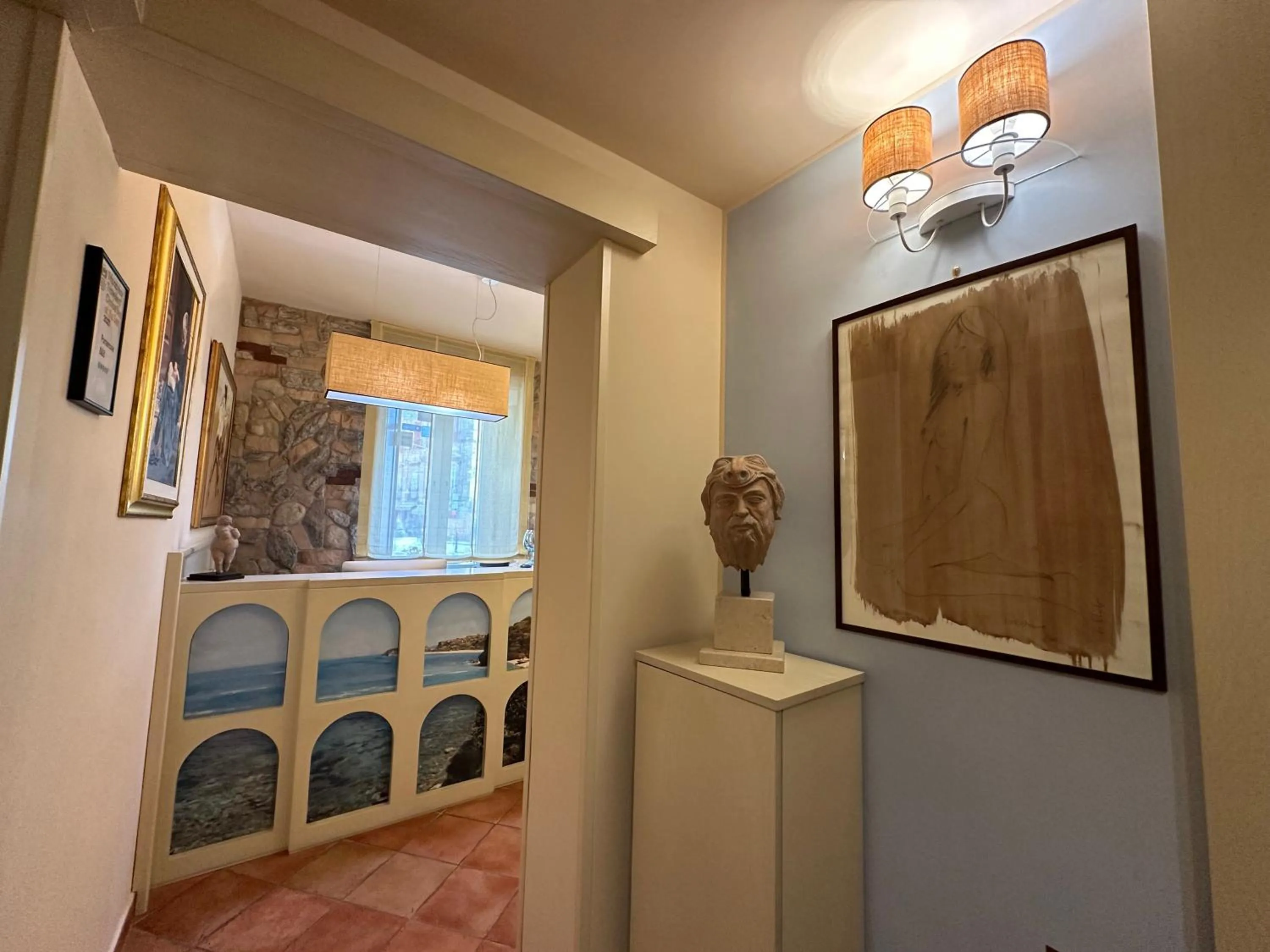 Lobby or reception in Portercole B&B