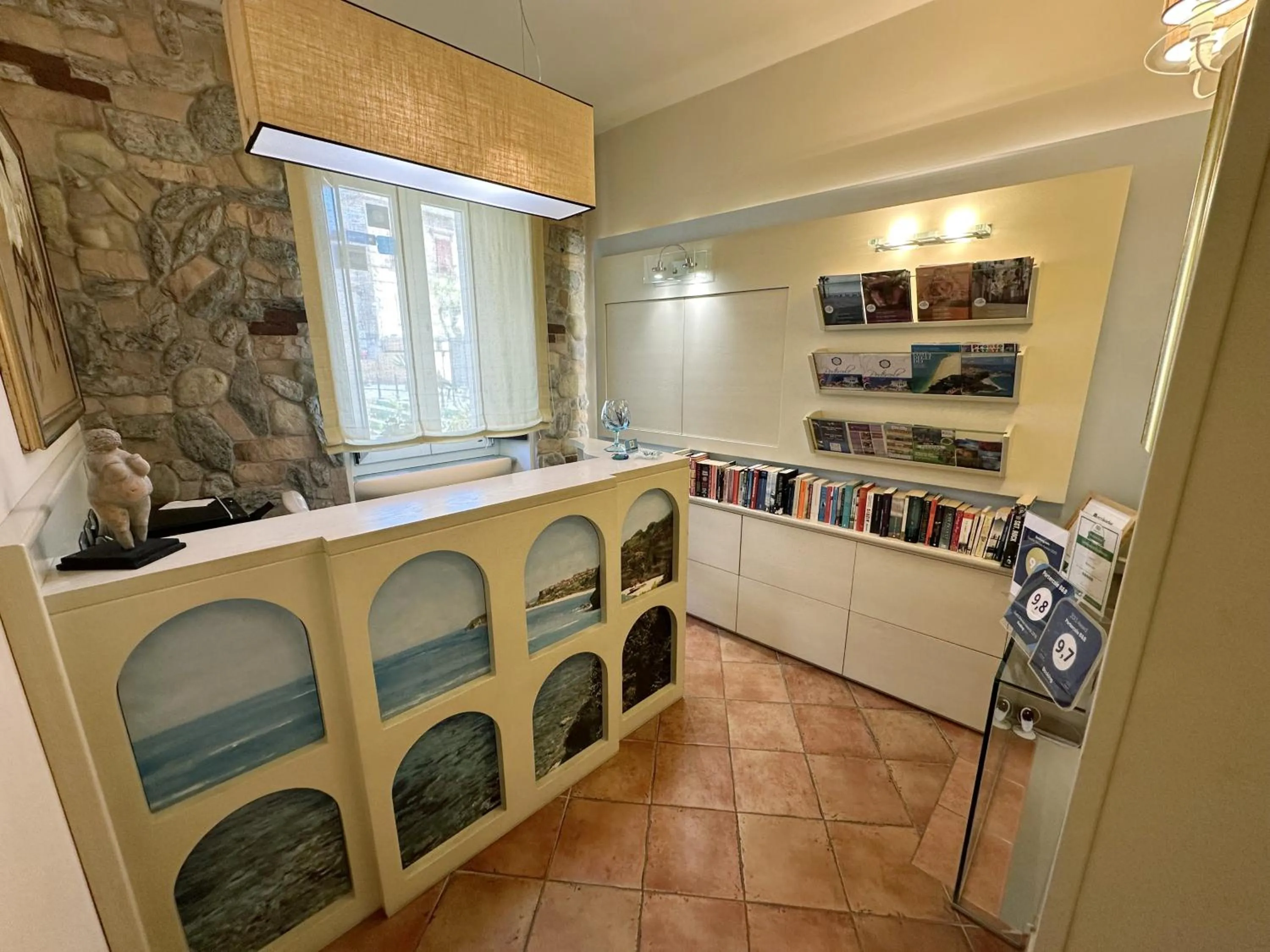 Lobby or reception in Portercole B&B