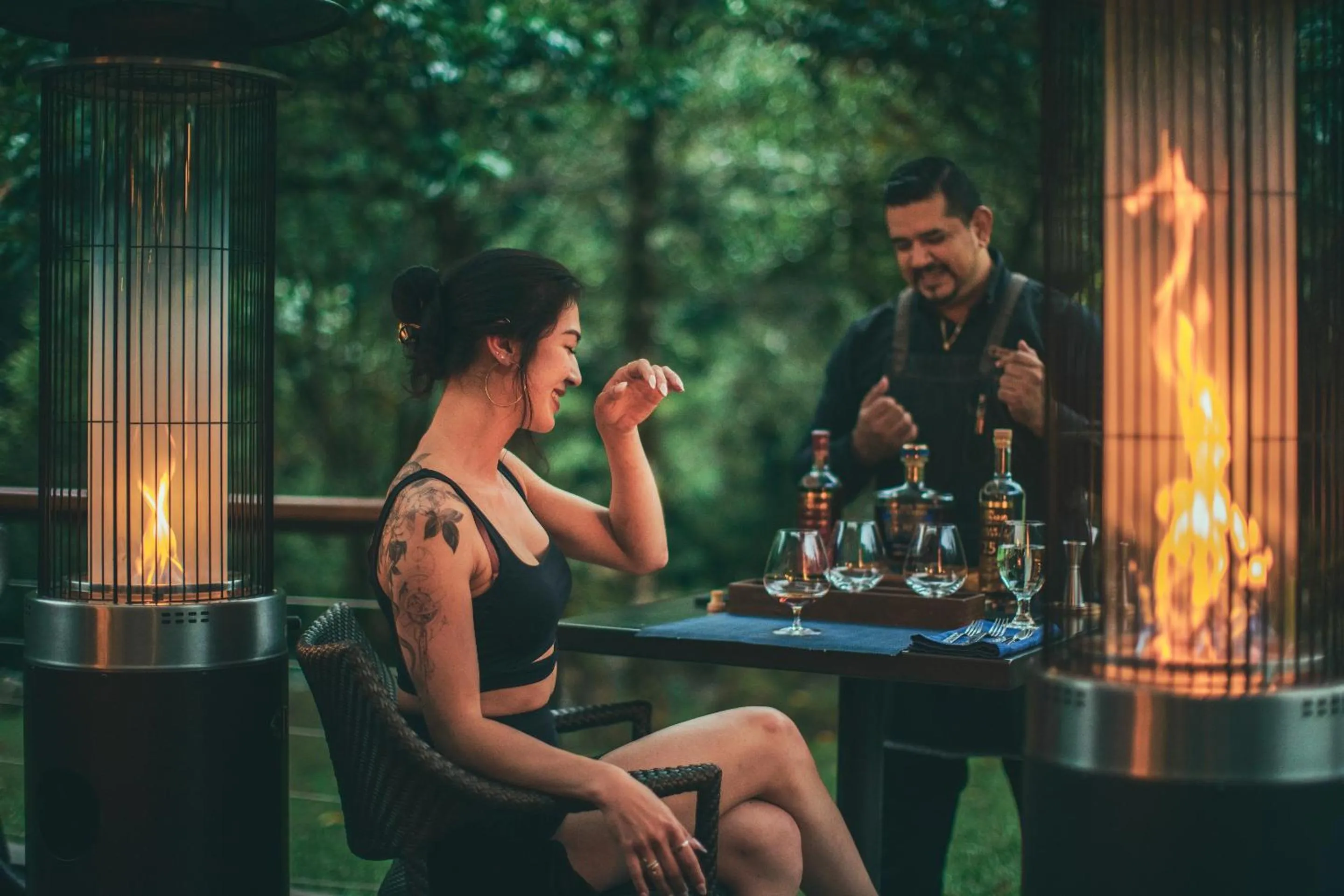 People in El Silencio Lodge & Spa Costa Rica