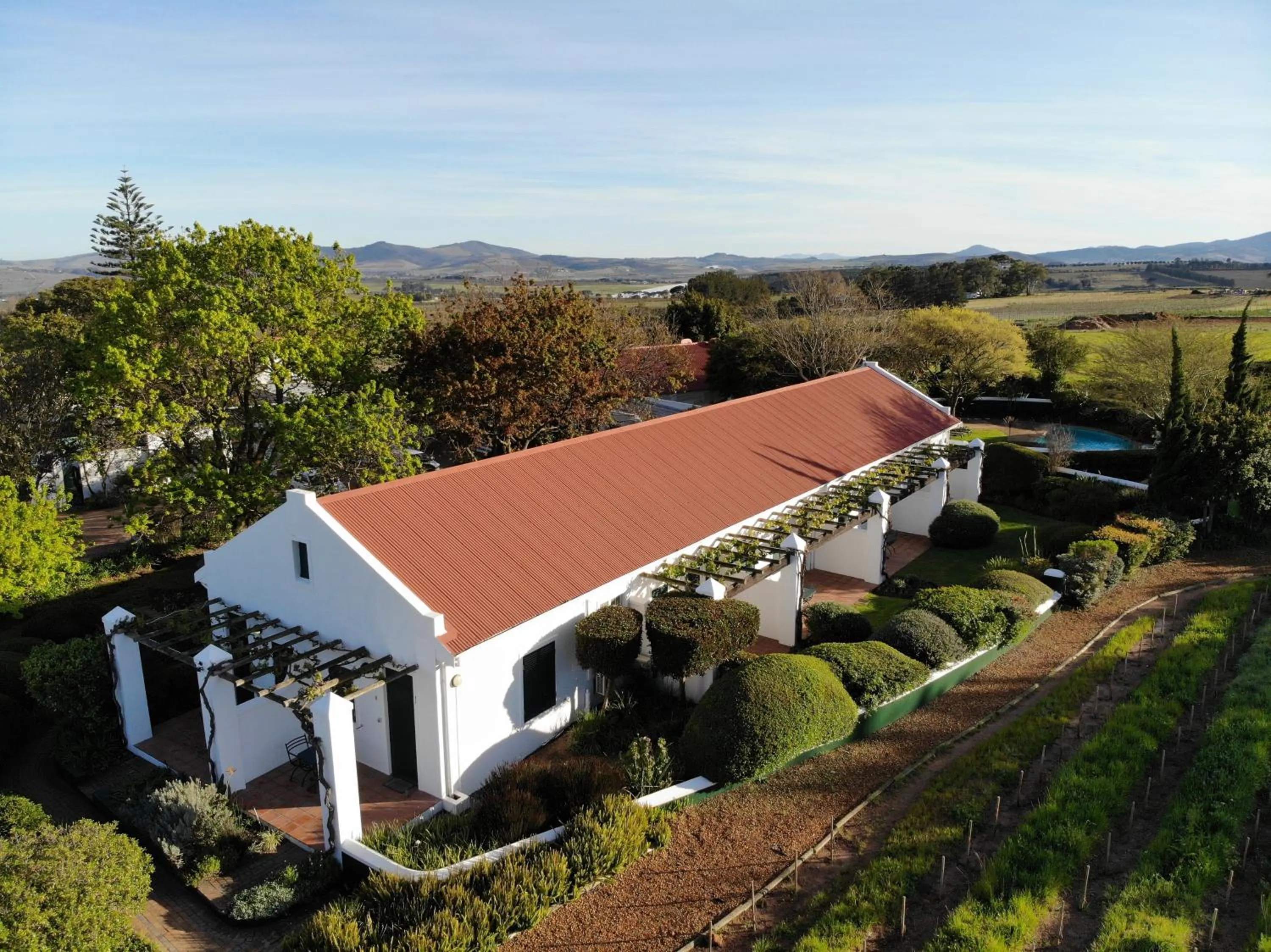 Bird's eye view in Eikendal Lodge