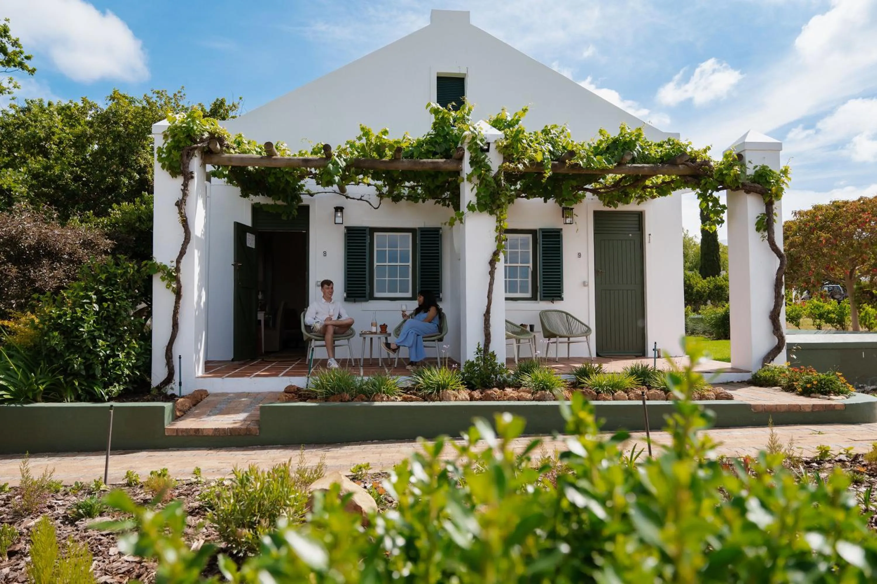 Patio in Eikendal Lodge
