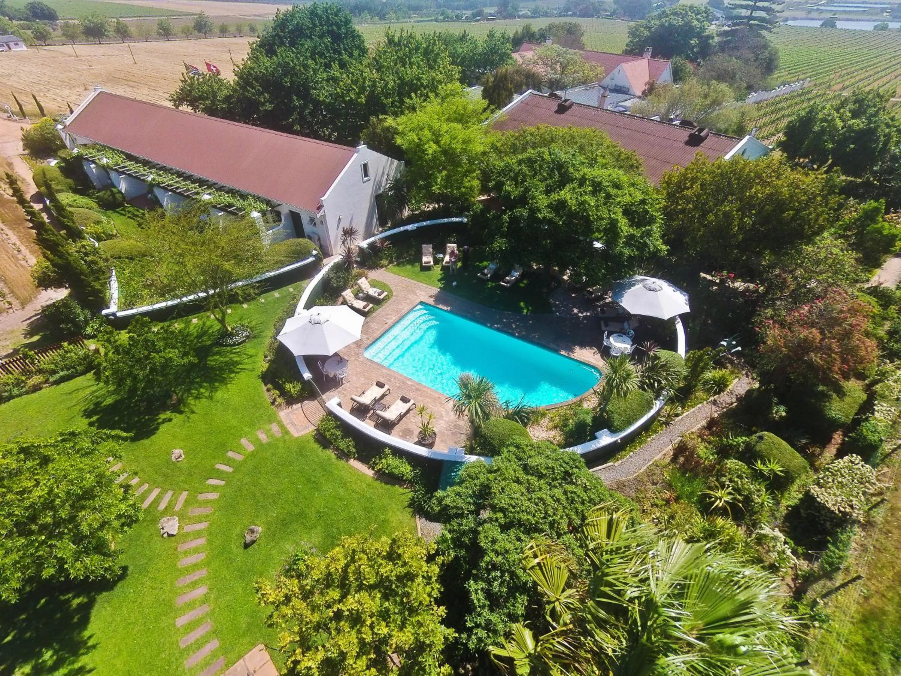 Garden in Eikendal Lodge